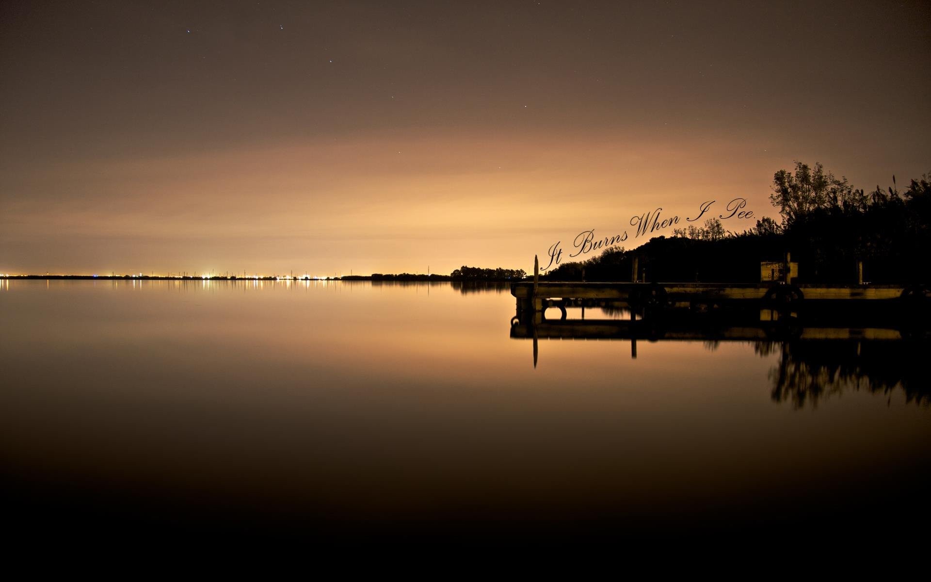 Landscape Quote Demotivational Lake Calm Waters 1920x1200