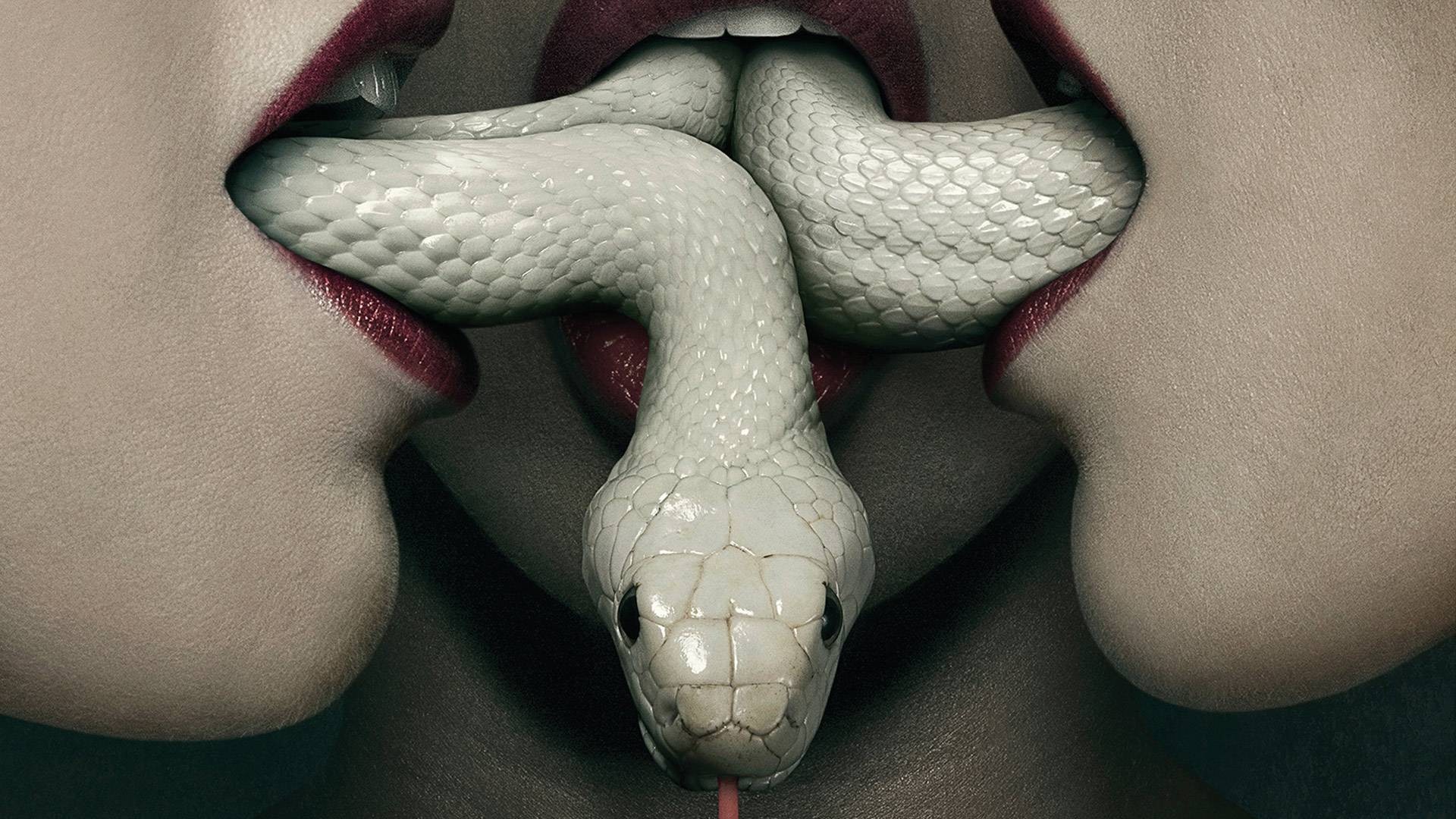 Women Mouths Snake Albino American Horror Story 1920x1080