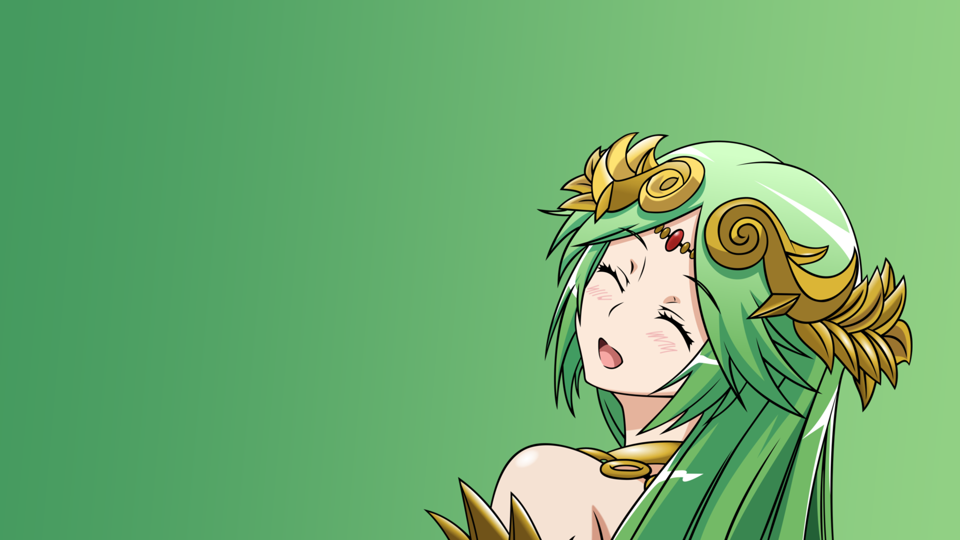 Palutena Super Smash Brothers Nintendo Anime Anime Girls 1920x1080