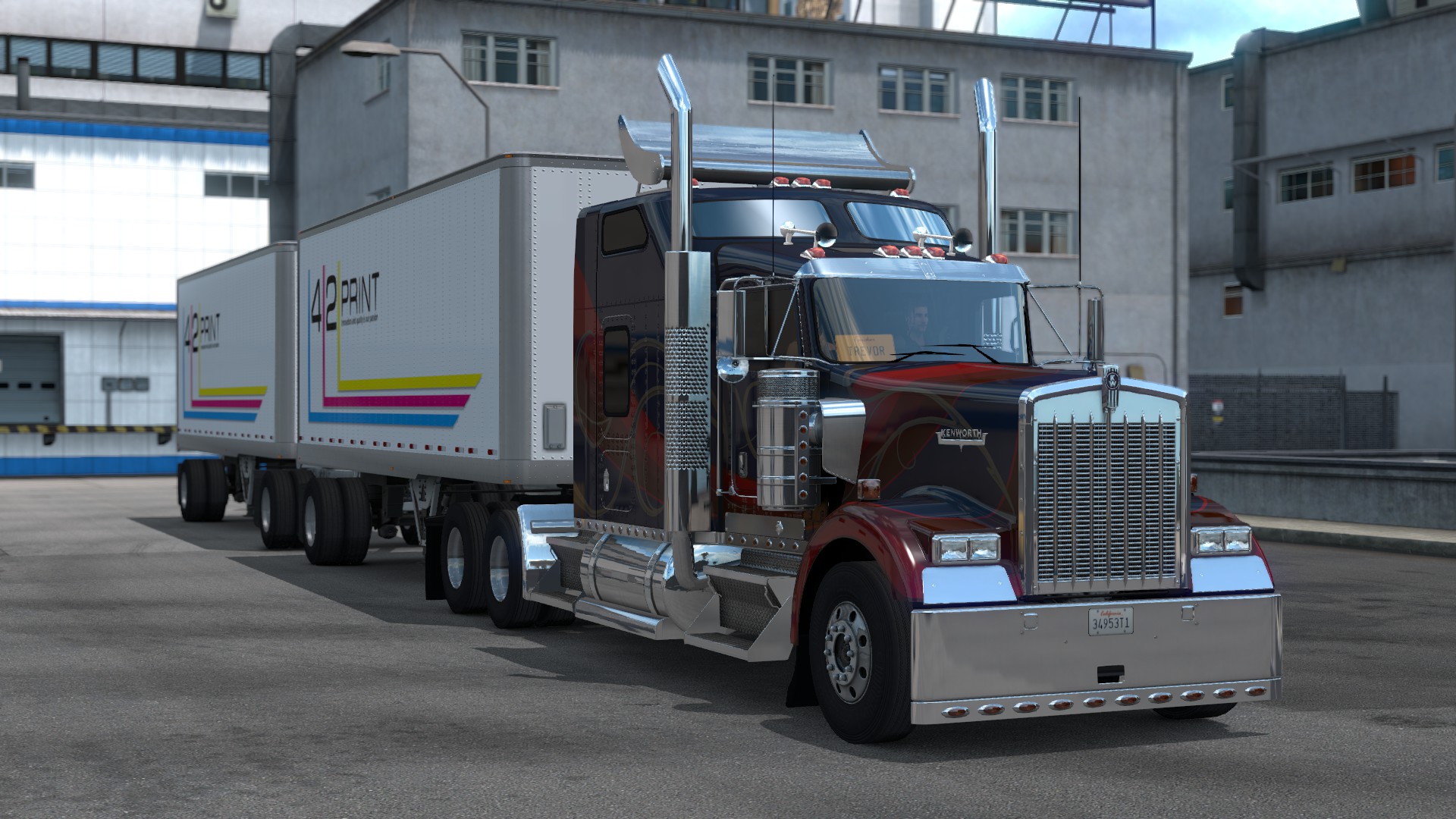 American Truck Simulator Kenworth PC Gaming Truck Vehicle 1920x1080