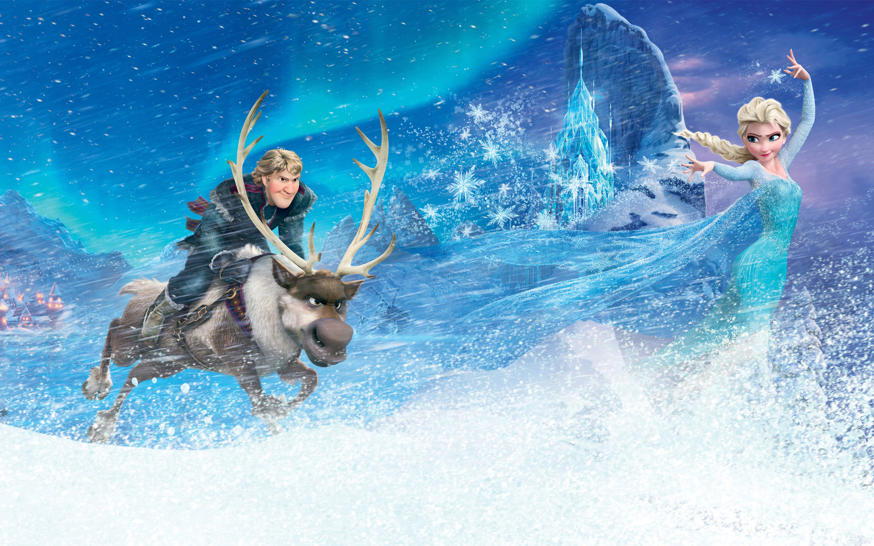 Frozen Movie Elsa Frozen Sven Frozen Kristoff Frozen 2880x1800