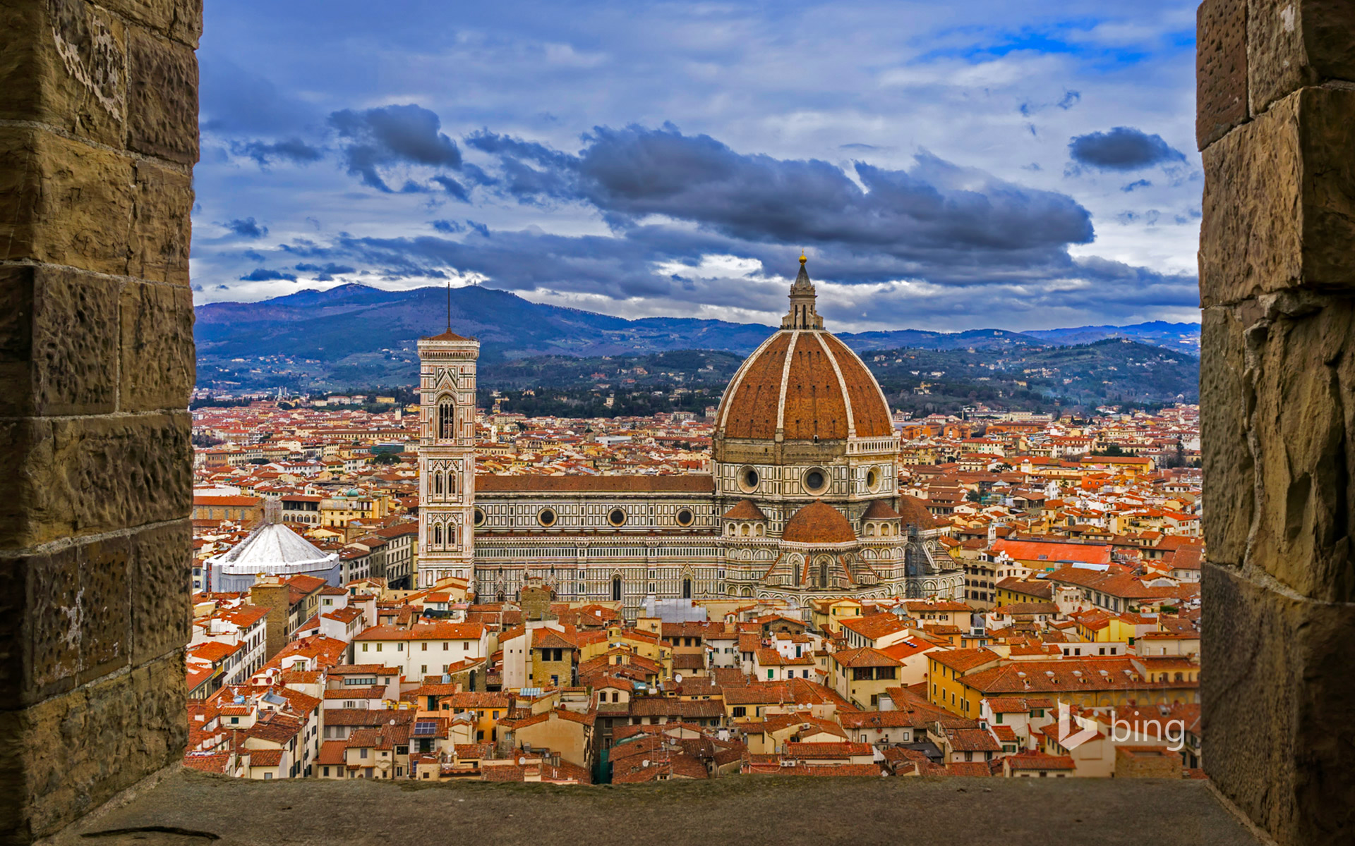 Florence Italy Cityscape Panorama City Building 1920x1200