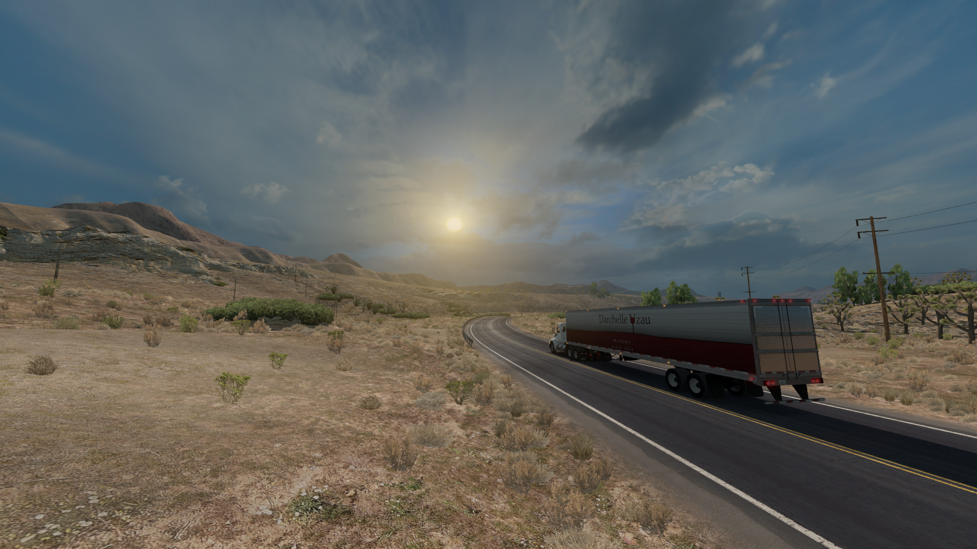 American Truck Simulator ATS Trucks Peterbilt Kenworth 1920x1080