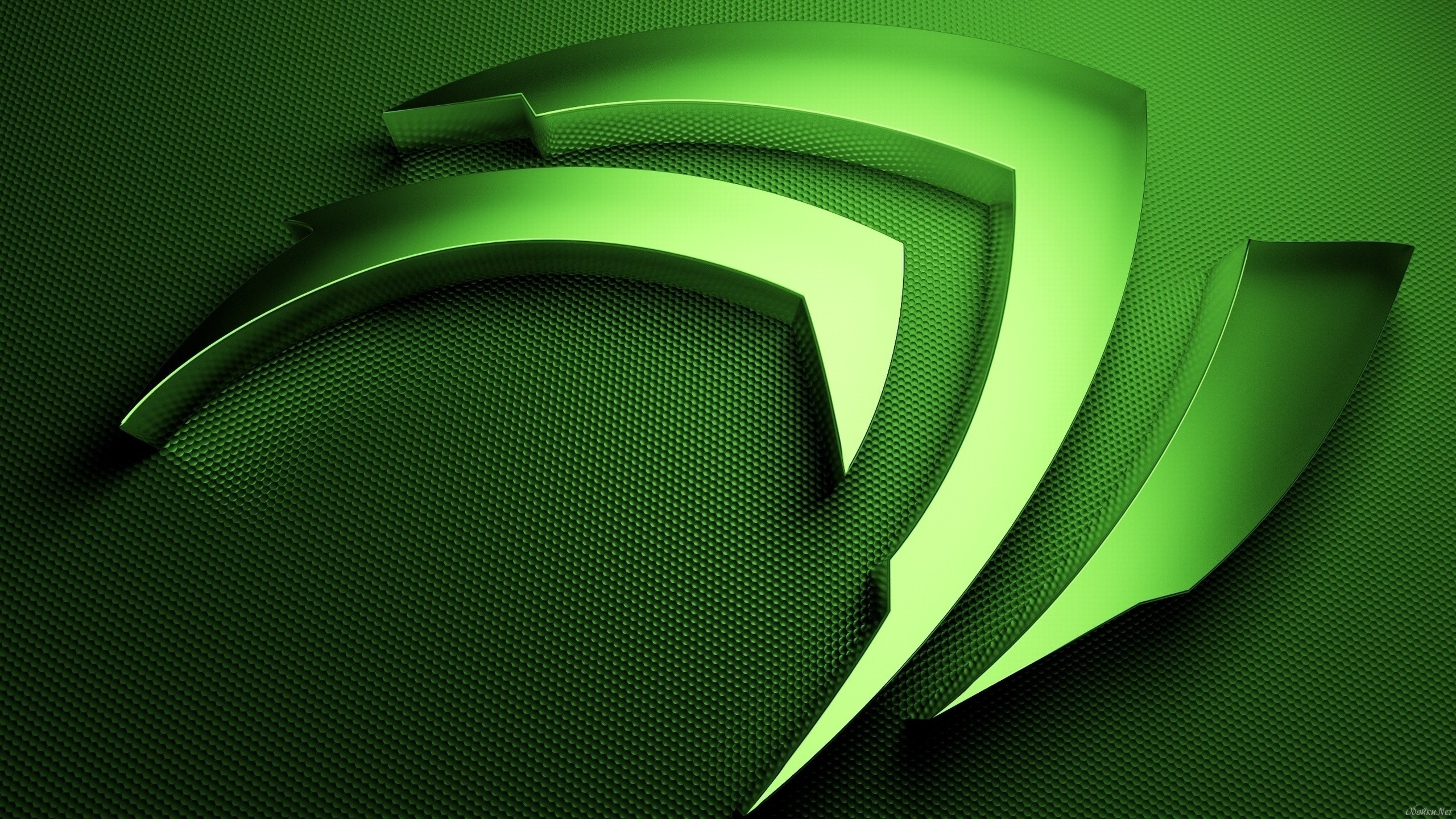 Logo Nvidia Technology Nvidia GPUs Technology Computer Logo Metal Nvidia Logo 2560x1440