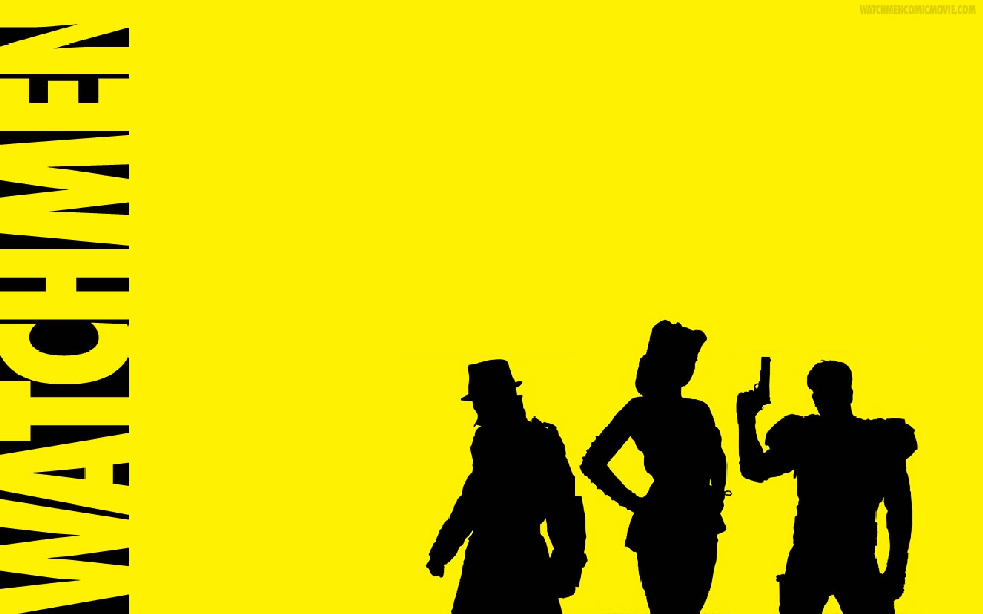 The Comedian Watchmen Silk Spectre Rorschach 1920x1200