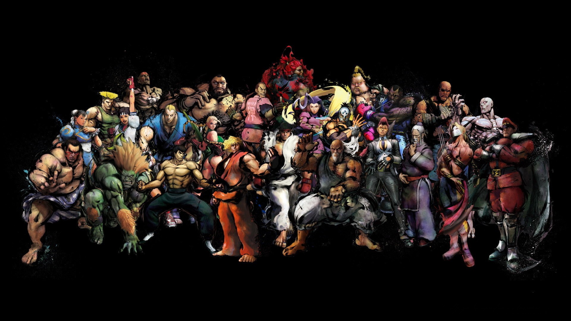 Artwork Video Games Street Fighter IV 1920x1080