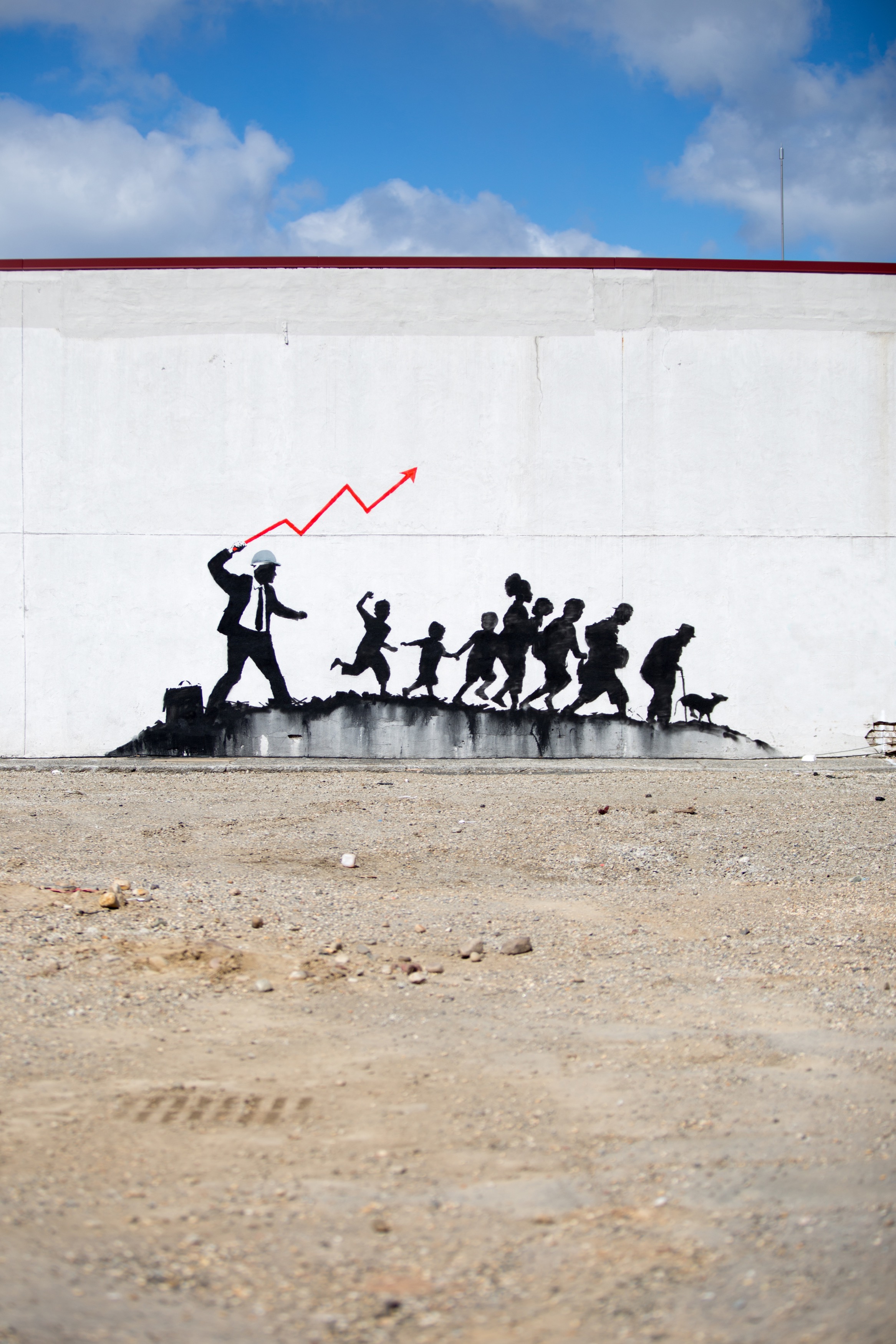 Banksy Graffiti Concrete Urban Street Art 2333x3500
