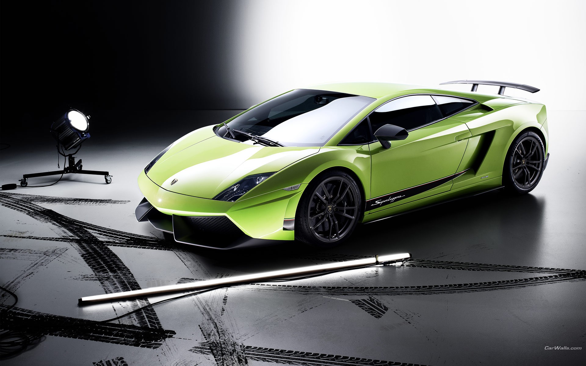 Car Lamborghini Lamborghini Gallardo Superleggera LP570 Italian Supercars Green Cars 1920x1200