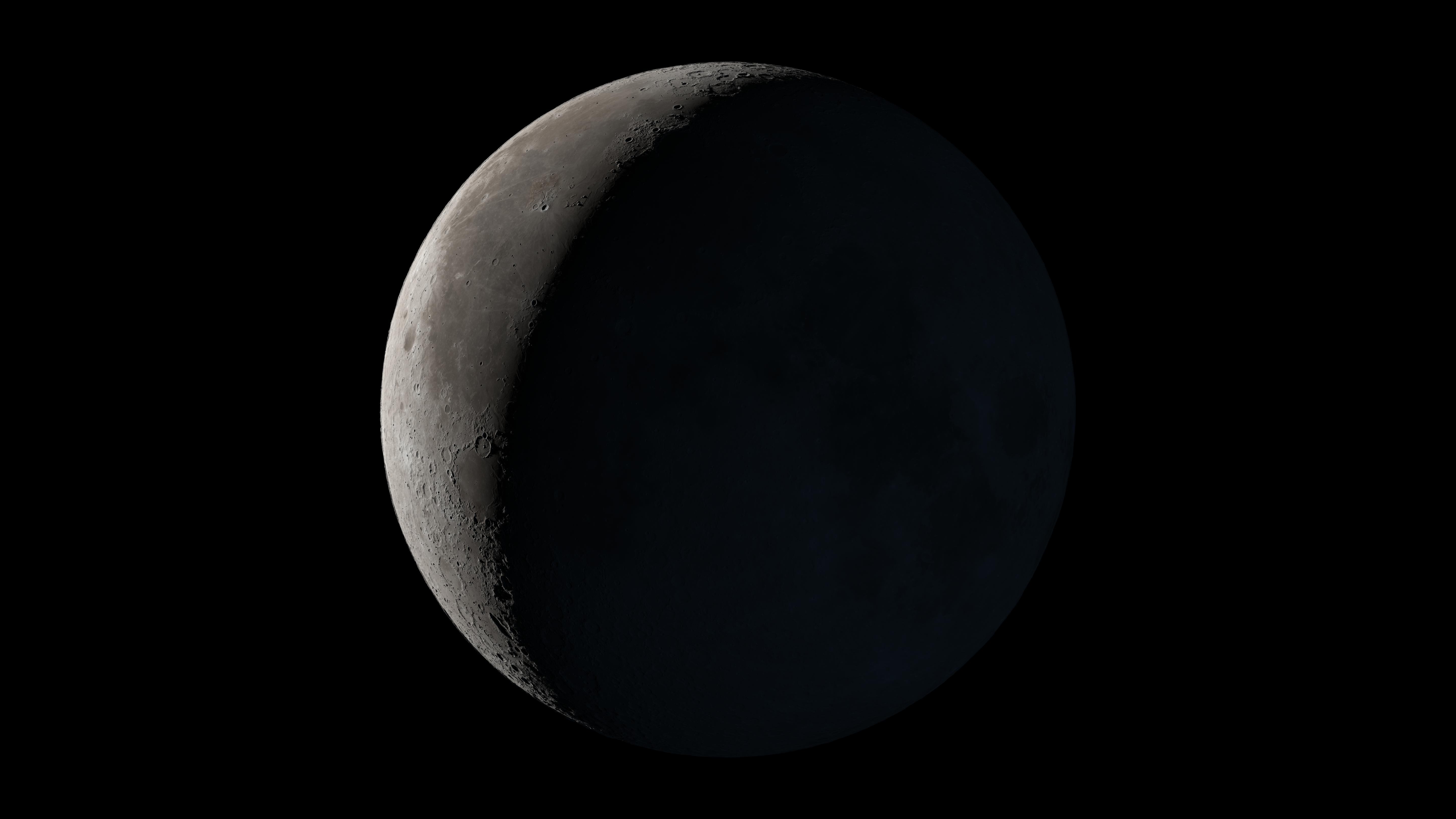 Moon Phases Moon Space 5760x3240