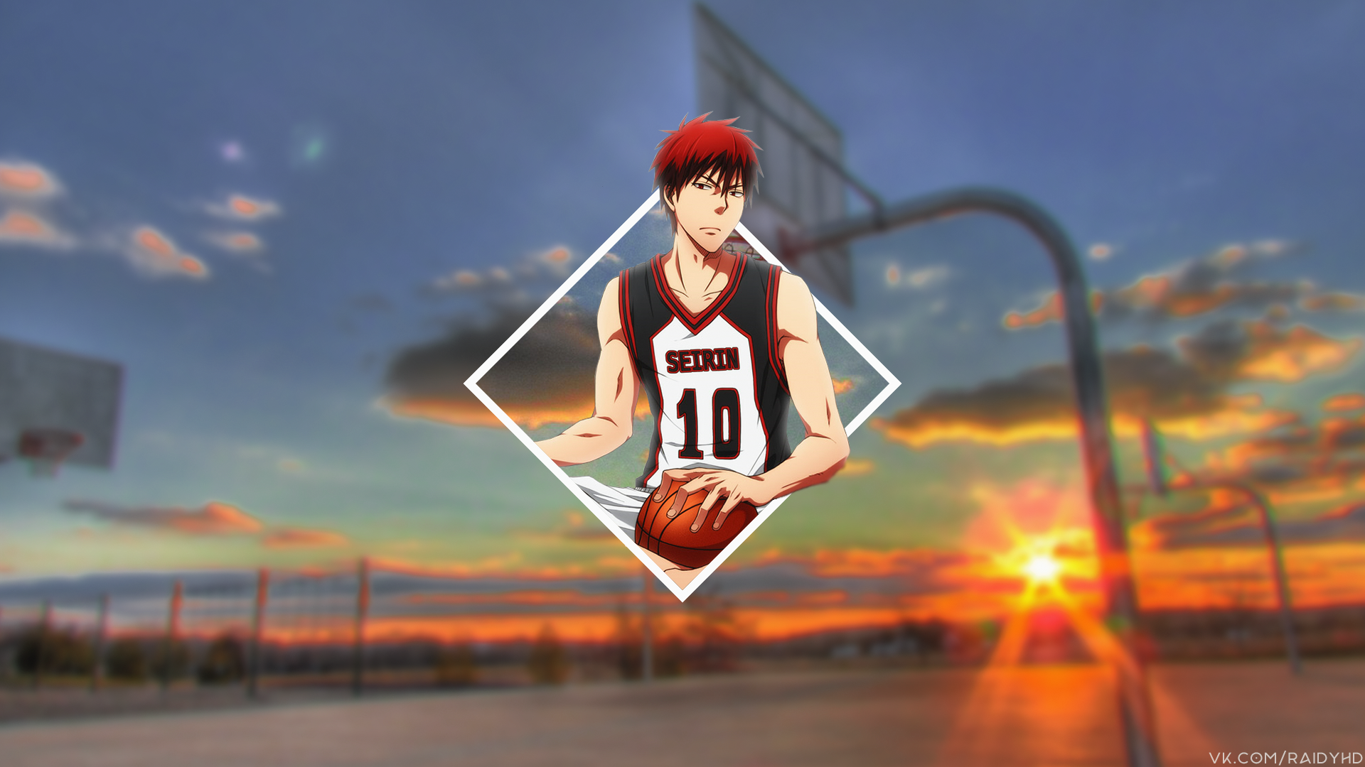 Kagami Taiga Kagami Taiga Kuroko No Basket Anime Basketball Picture In Picture 1920x1080