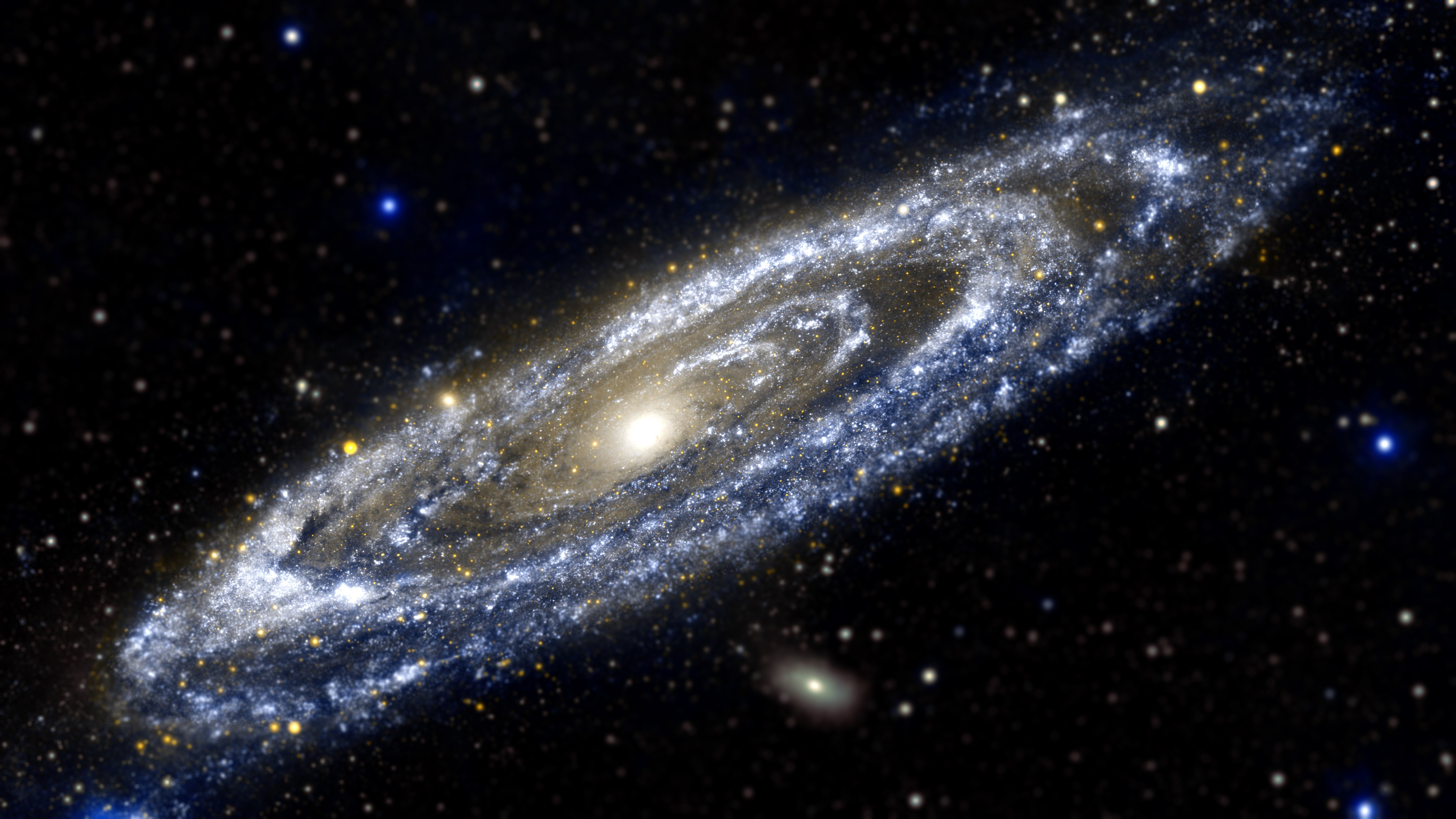 Galaxy Space Stars Andromeda Messier 31 5487x3086
