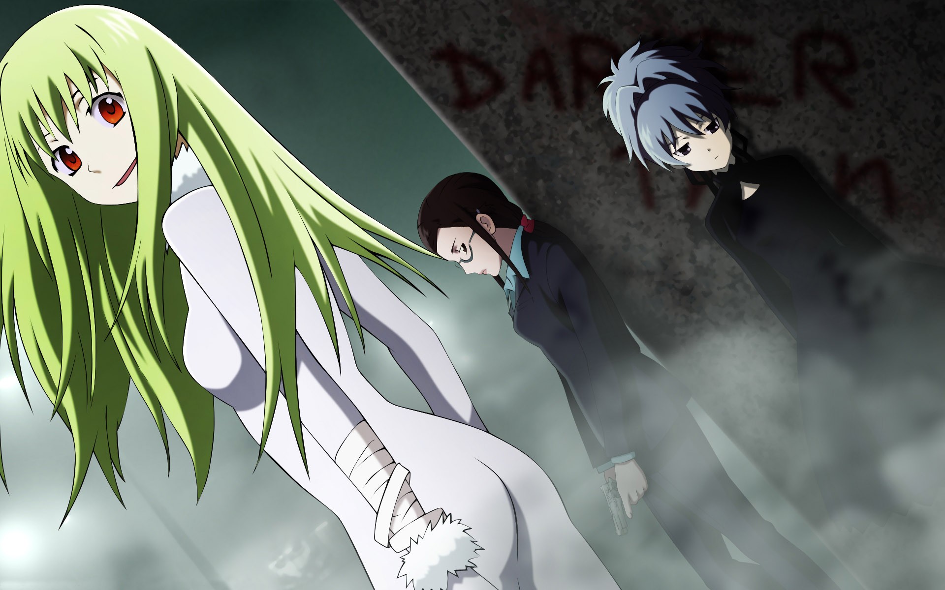 Darker Than Black Yin Misaki Kirihara Amber February 1920x1200