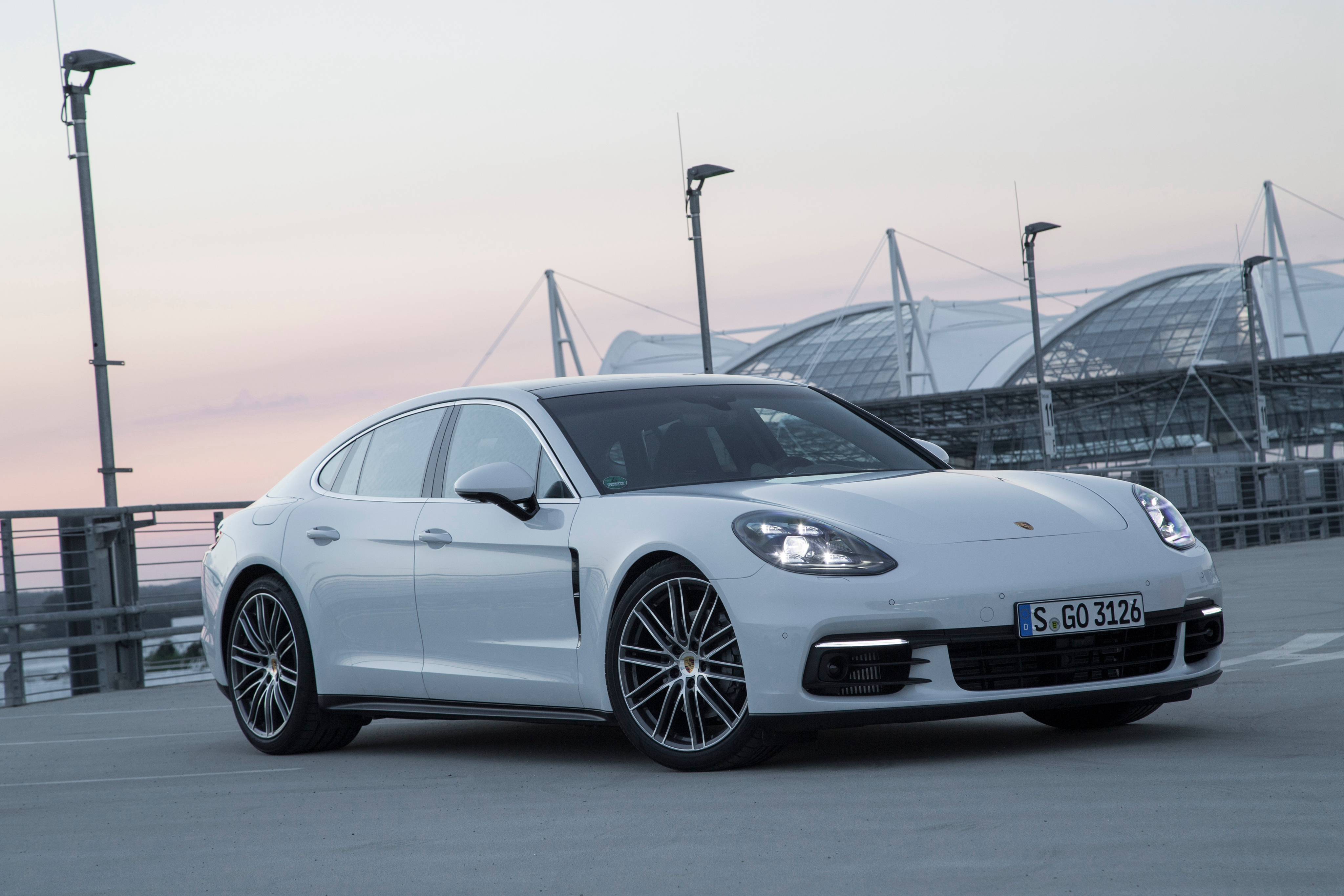 Porsche Panamera 4S Porsche Panamera Porsche White Car Car Vehicle Sport Car 4096x2731