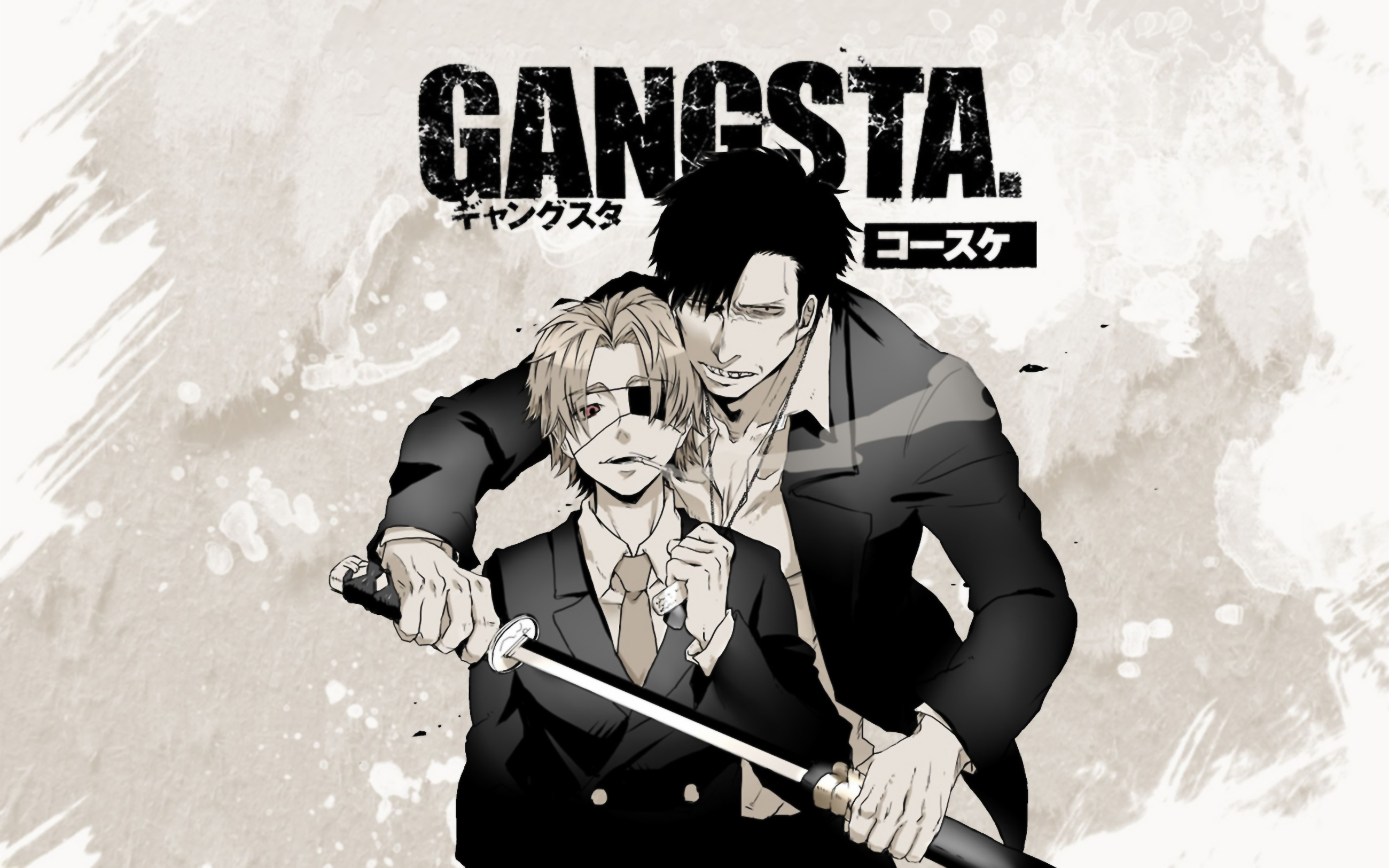 Gangsta Nicolas Brown Arcangelo Worick Anime 2600x1625