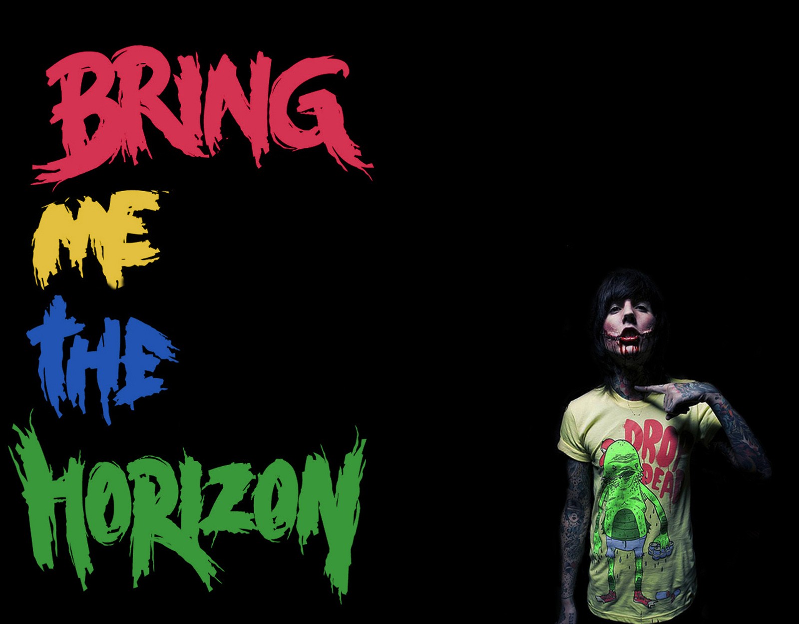 Bring Me The Horizon Metalcore Oliver Sykes 1600x1250