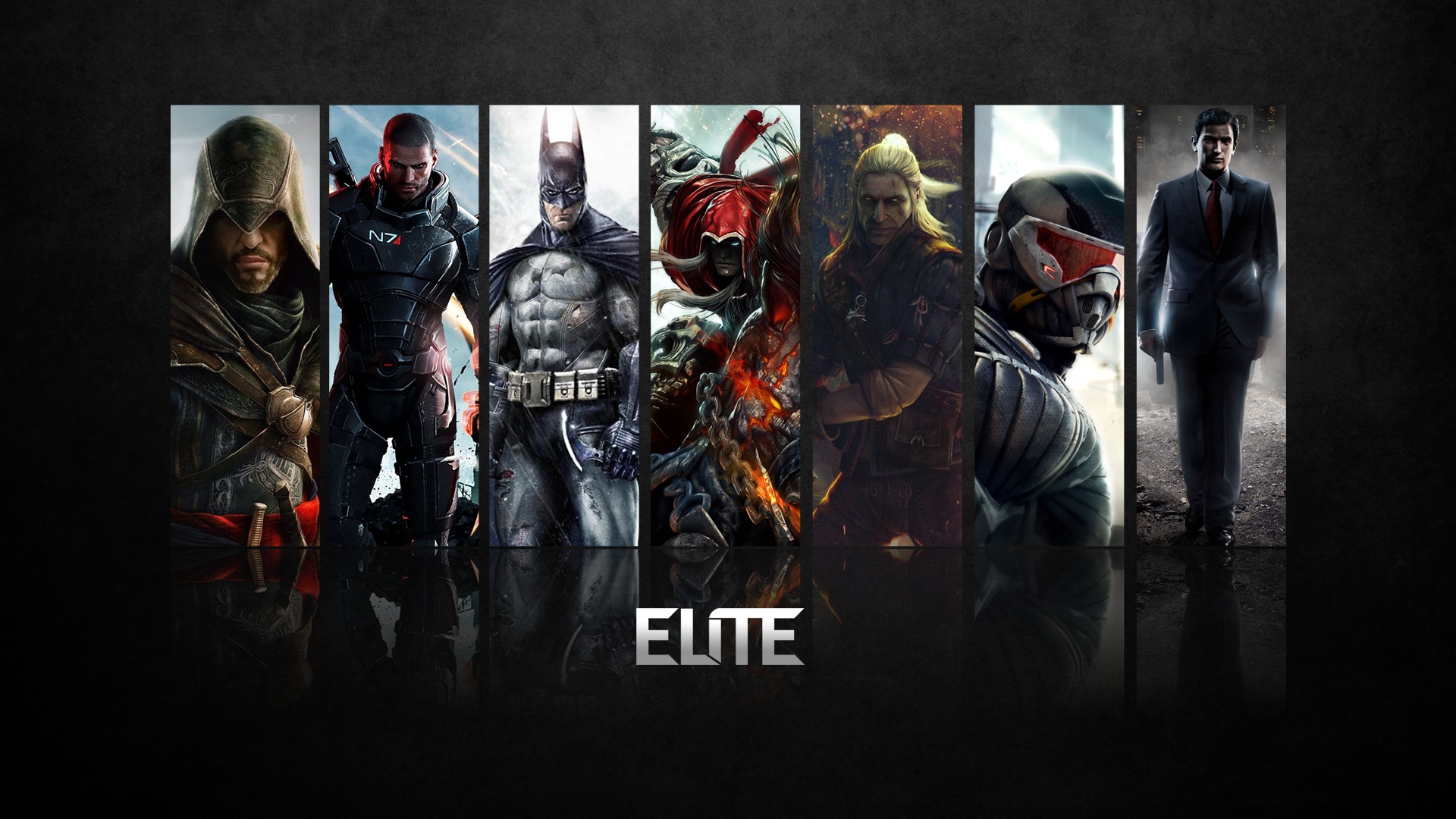 Batman Mass Effect Assassins Creed Revelations The Witcher Crysis 2 Mafia Ii Darksiders Mafia Assass 1920x1080