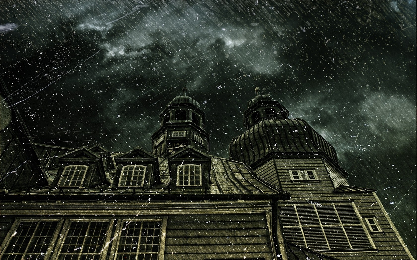 Horror Creepy Spooky Scary Halloween Haunted House 1680x1050