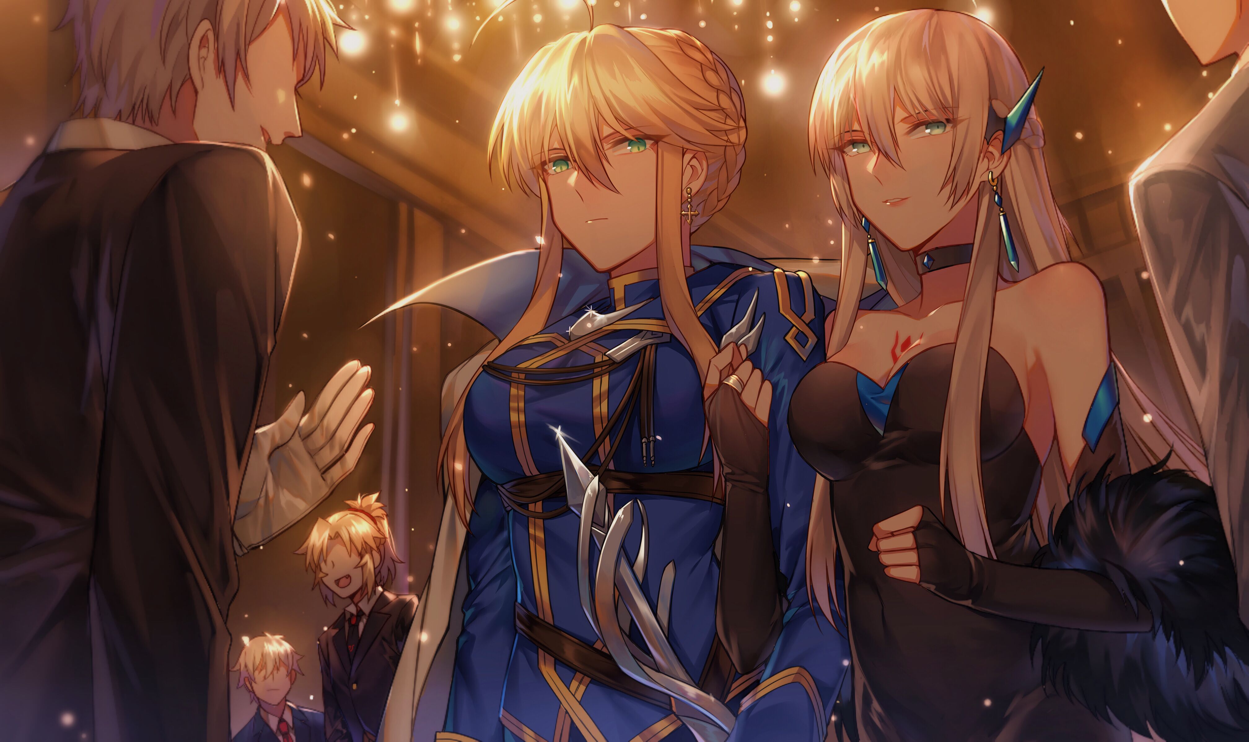 Anime Girls Anime Fate Grand Order Artoria Pendragon Lancer Mordred Fate Apocrypha 4032x2395