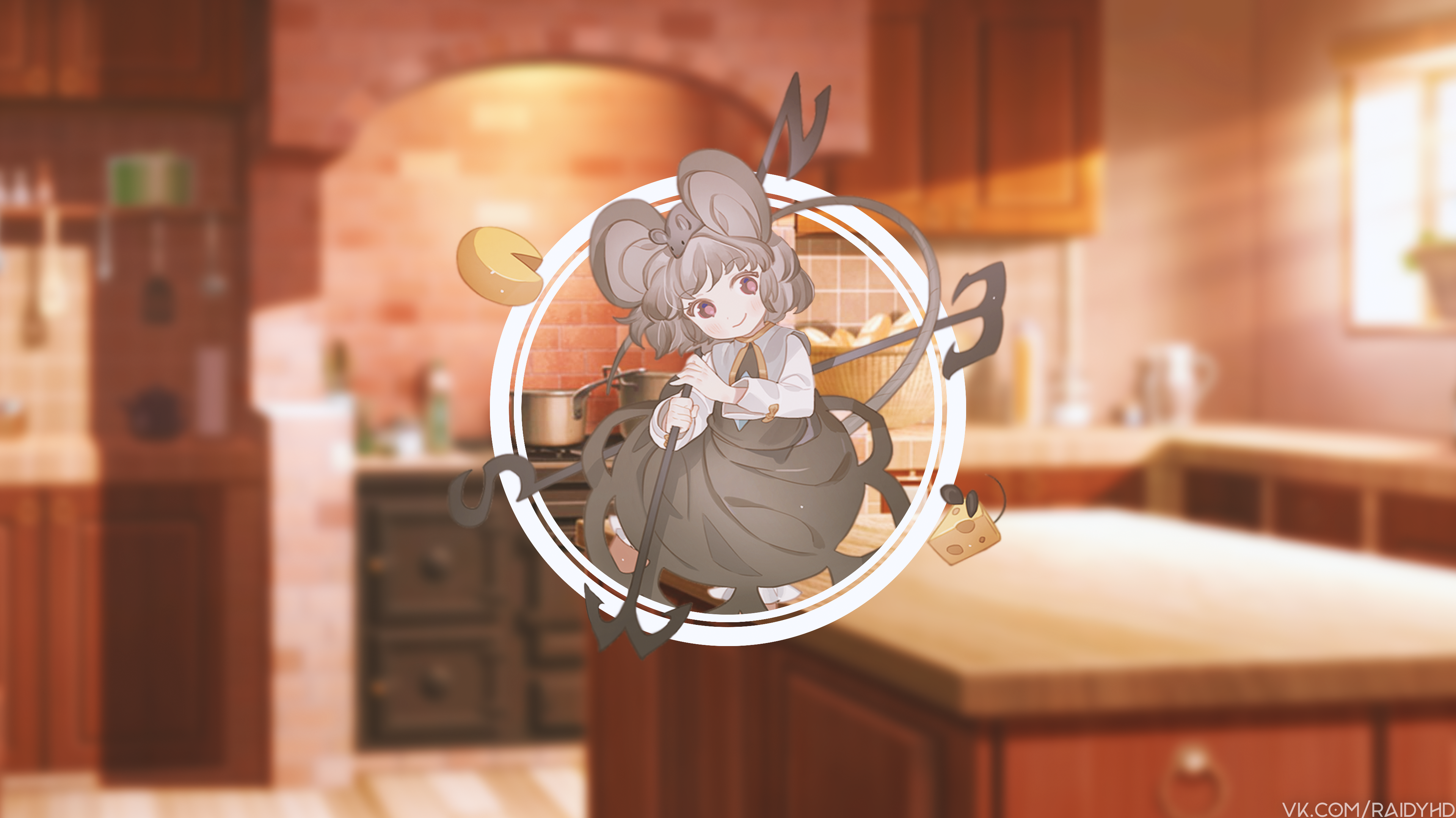 Anime Anime Girls Picture In Picture Nazrin 3840x2160
