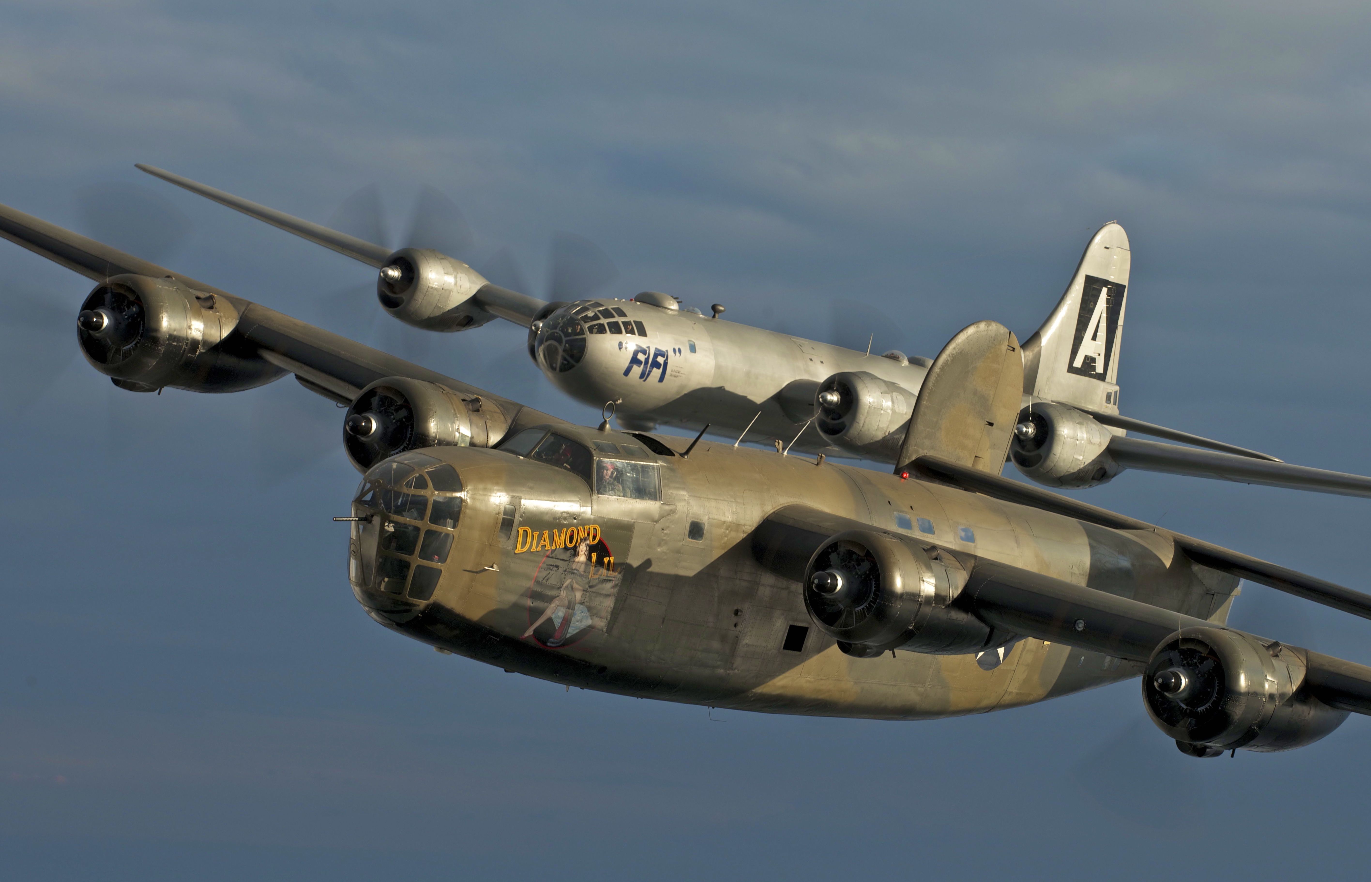 Military Boeing B 29 Superfortress 5665x3644