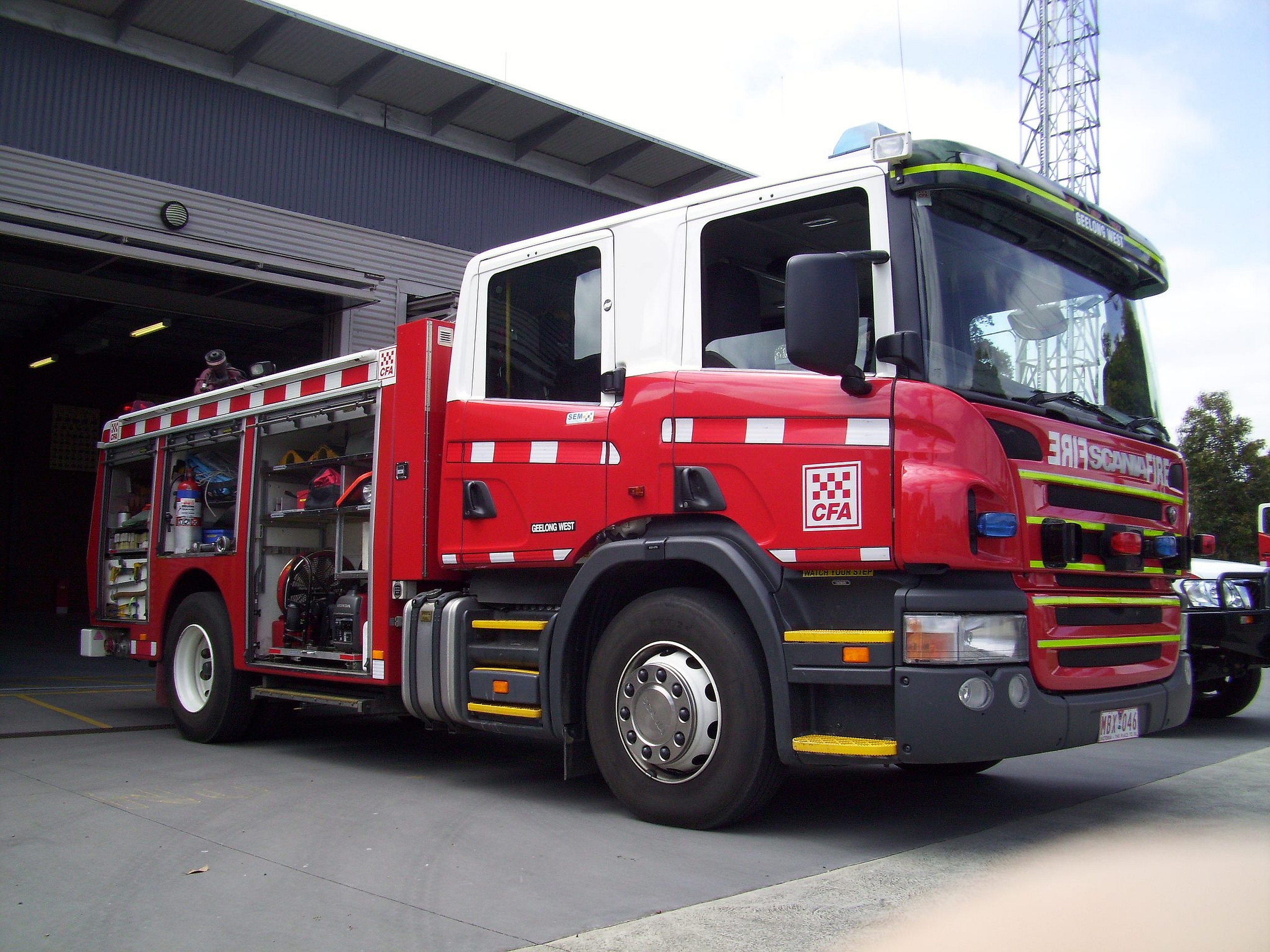 Vehicles Scania Fire Truck 2560x1920