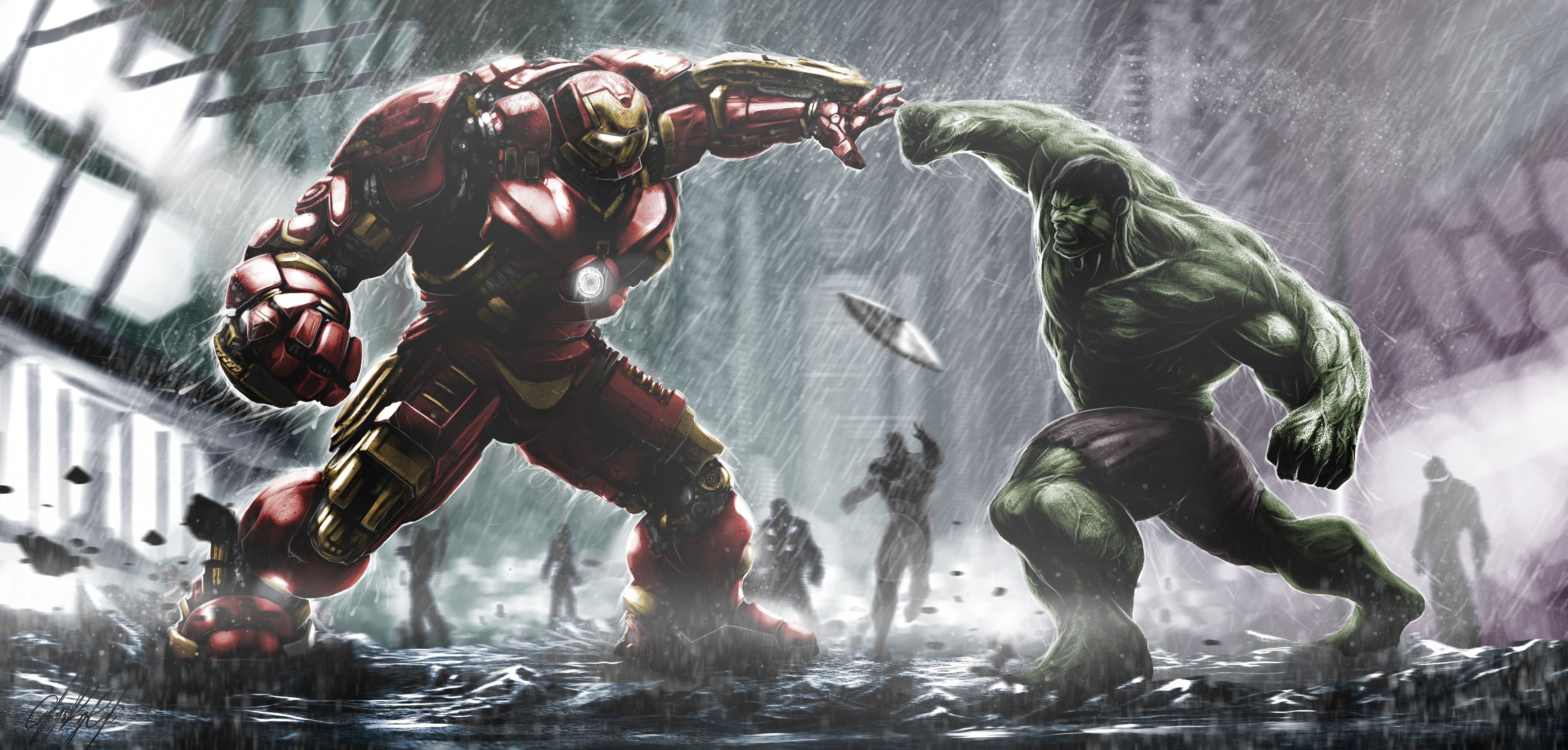 Avengers Age Of Ultron Hulk Hulkbuster 4600x2200