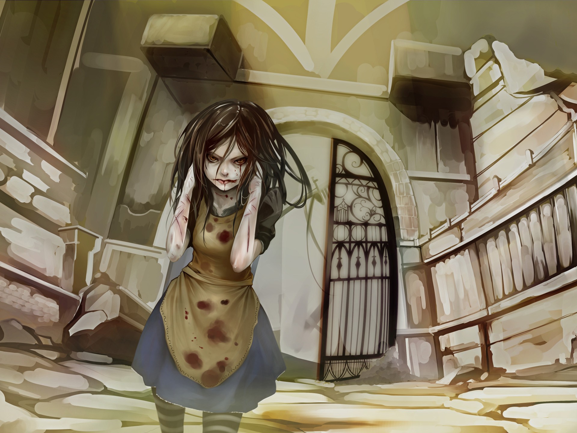 Video Games Artwork American McGees Alice Alice Madness Returns Alice 1920x1440