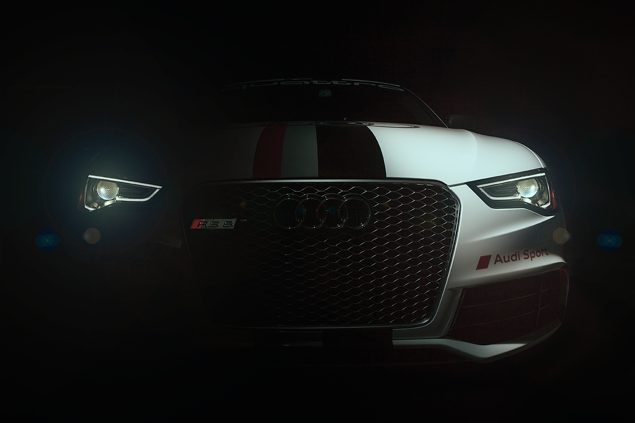 Car Audi RS5 Audi On Track LED Headlight Portrait Super Car 1280x853
