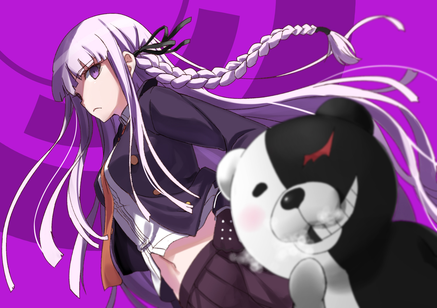 Ky Ko Kirigiri Monokuma Danganronpa Danganronpa 1500x1057