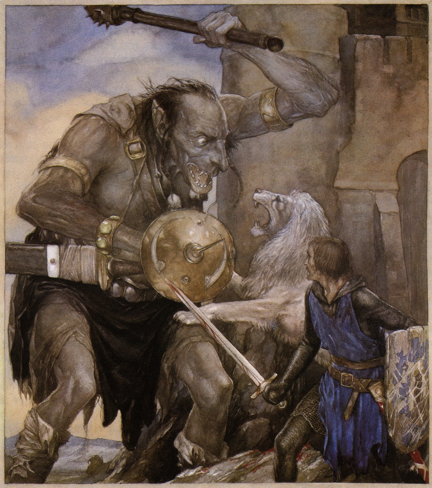 Painting Mythology Alan Lee The Mabinogion 1414x1600