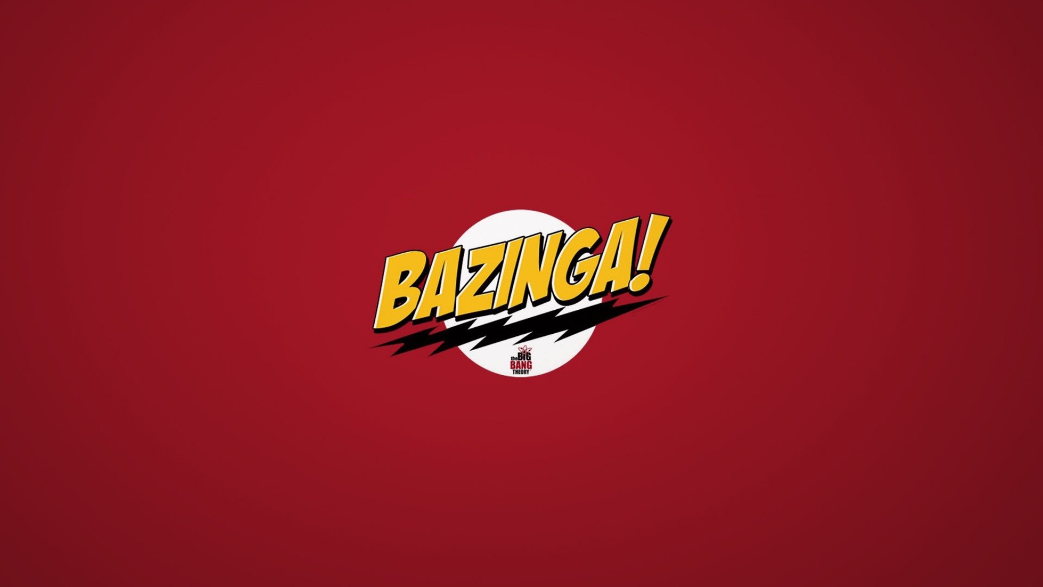 The Big Bang Theory Bazinga Logo 2048x1152