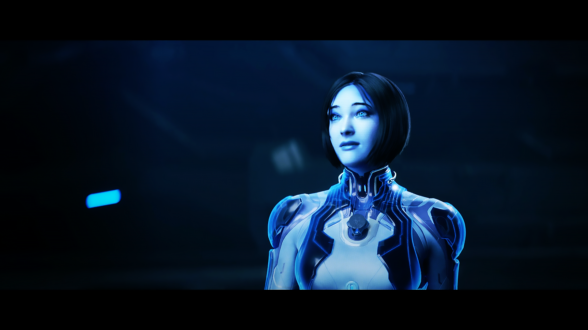 Halo Cortana Master Chief Halo 5 Guardians Cyan 1920x1080