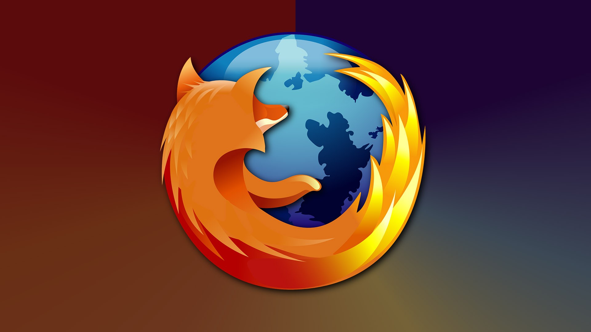 Mozilla Firefox Browser Logo Company Colorful Open Source 1920x1080