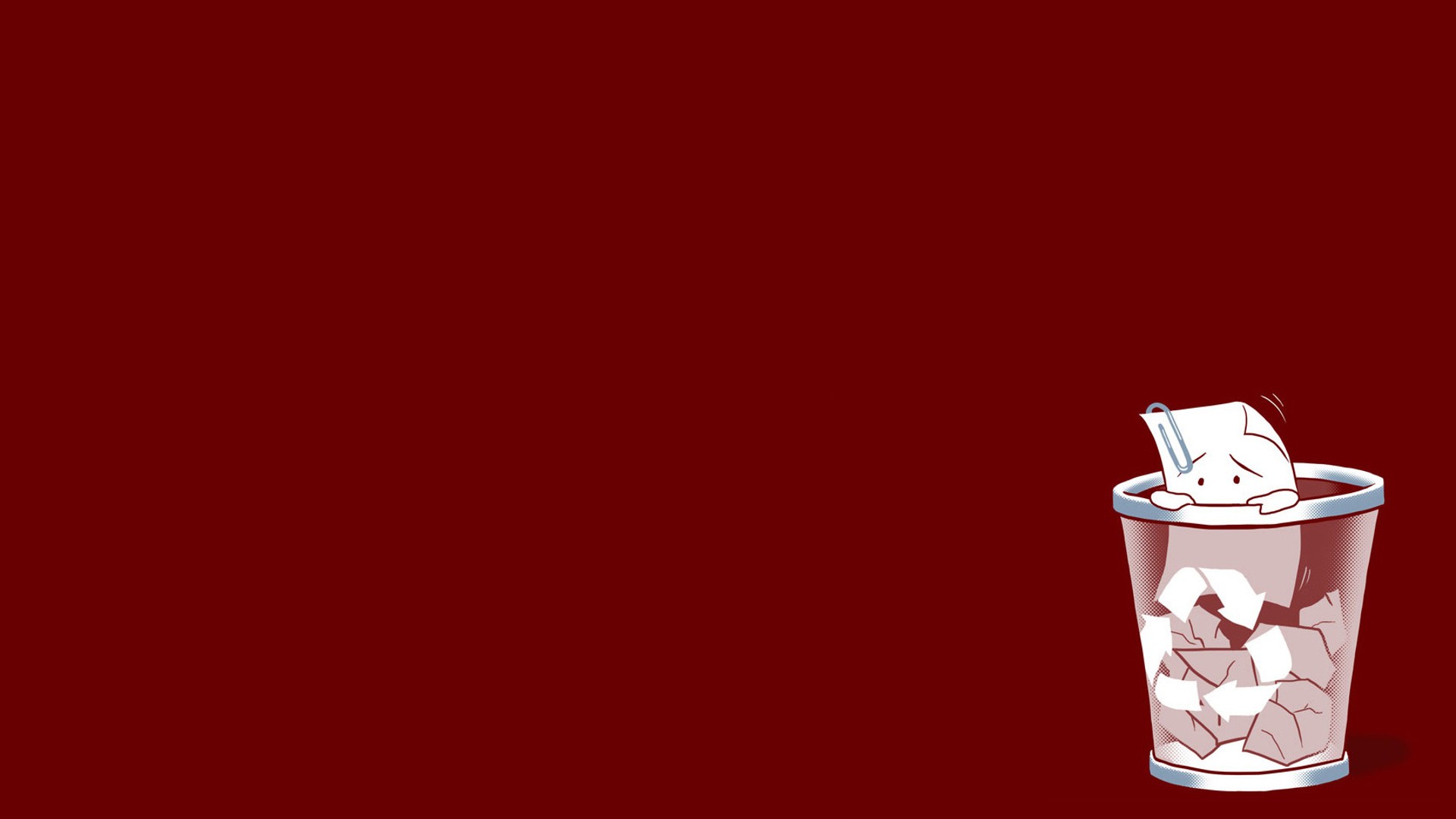 Red Pages Paper Simple Background Humor 1920x1080