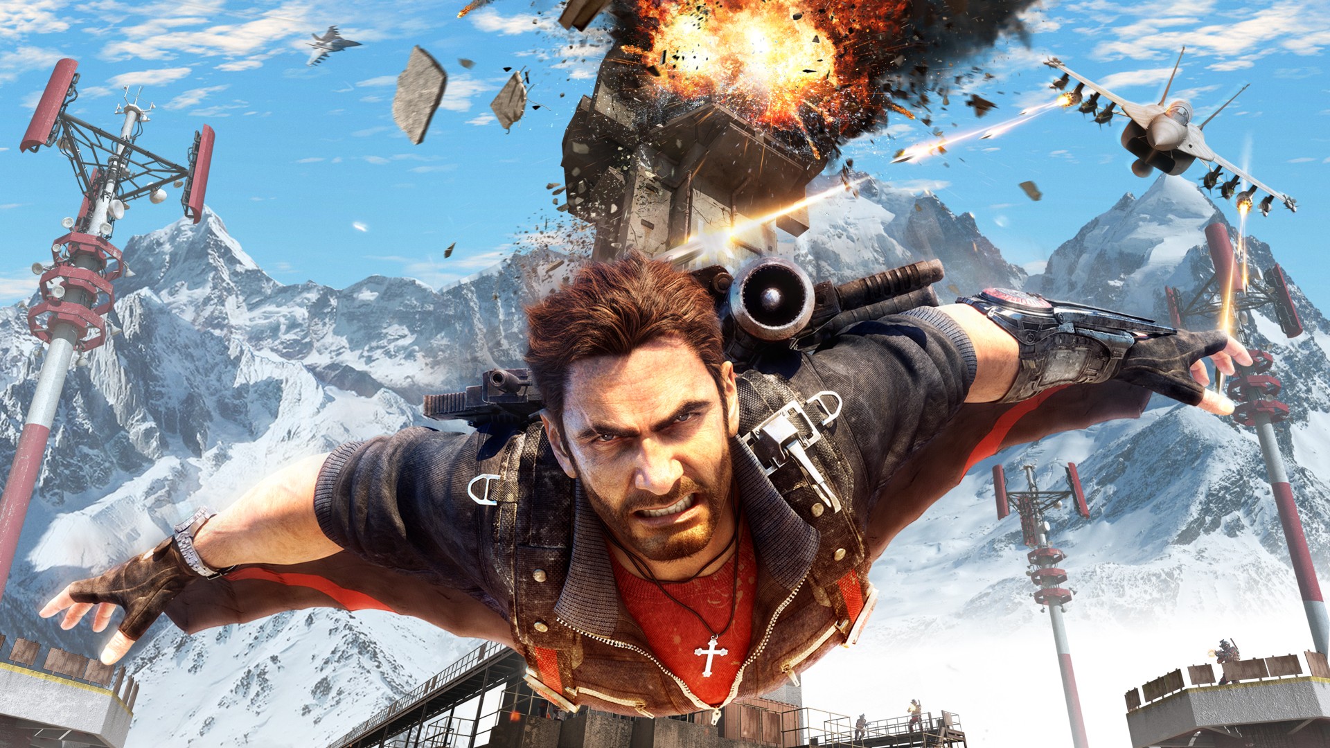 Just Cause Just Cause 3 Video Games Video Game Heroes Rico Rodriguez 1920x1080