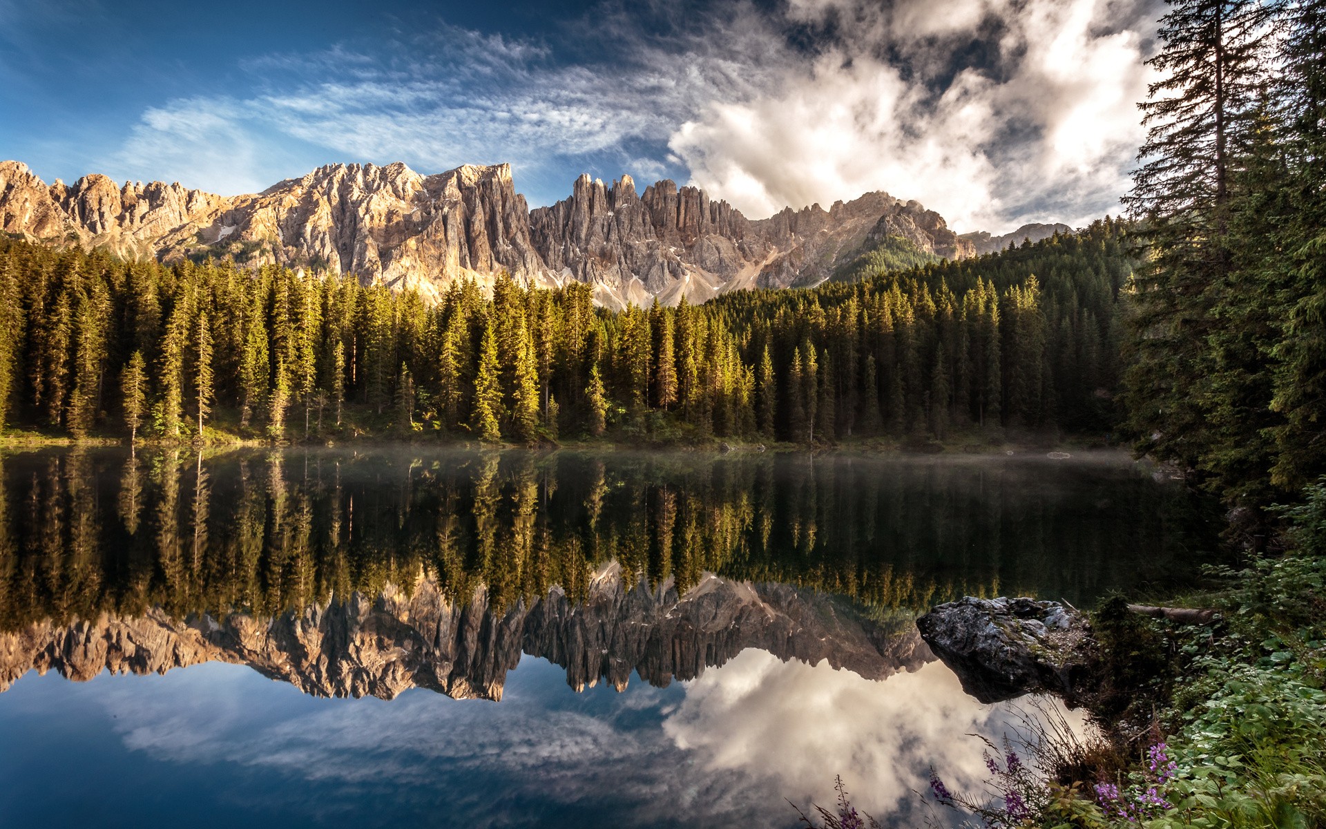 Landscape Nature Alps Dolomite Alps Mountains Lake 1920x1200