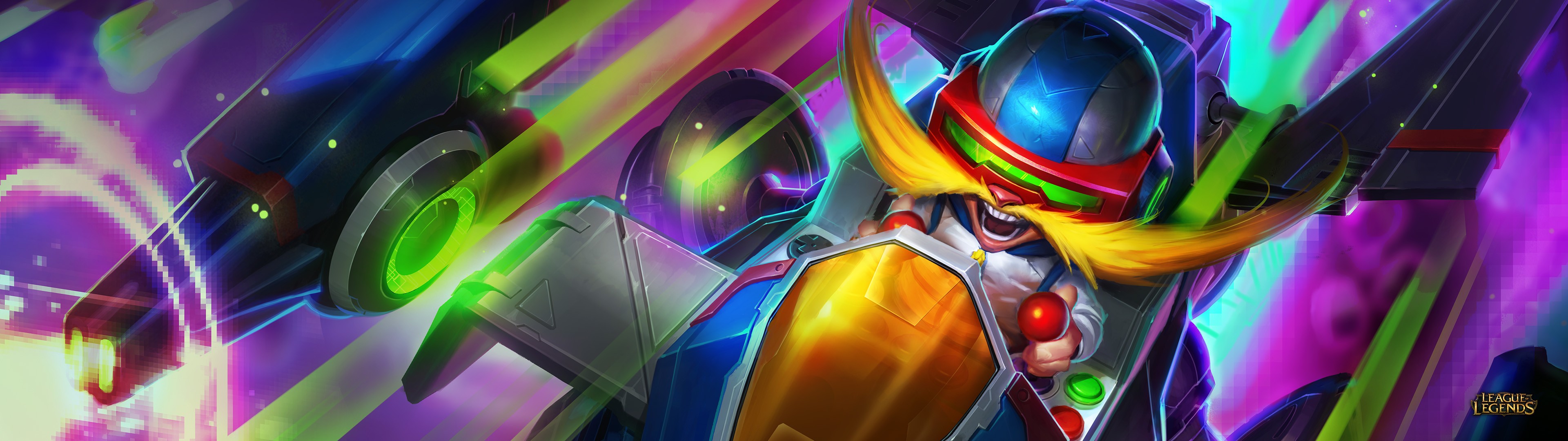 Arcade Skins League Of Legends PC Gaming Beards 3840x1080