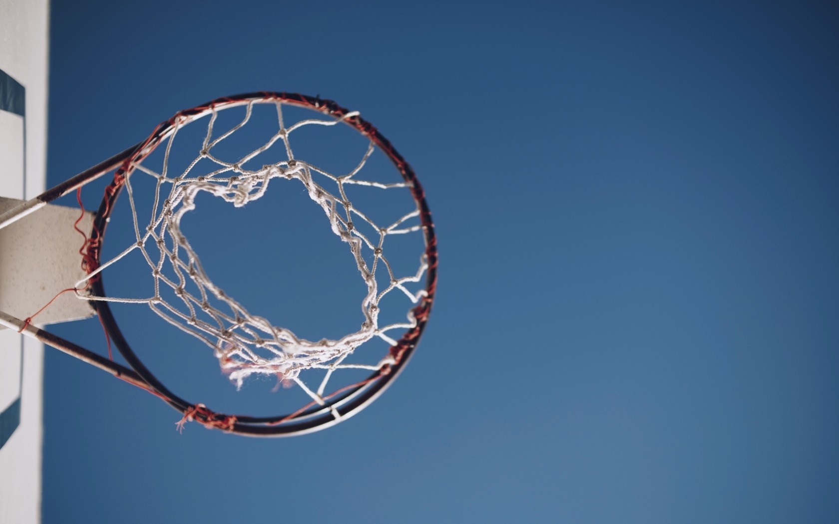 Basketball Hoop Blue Simple 1680x1050