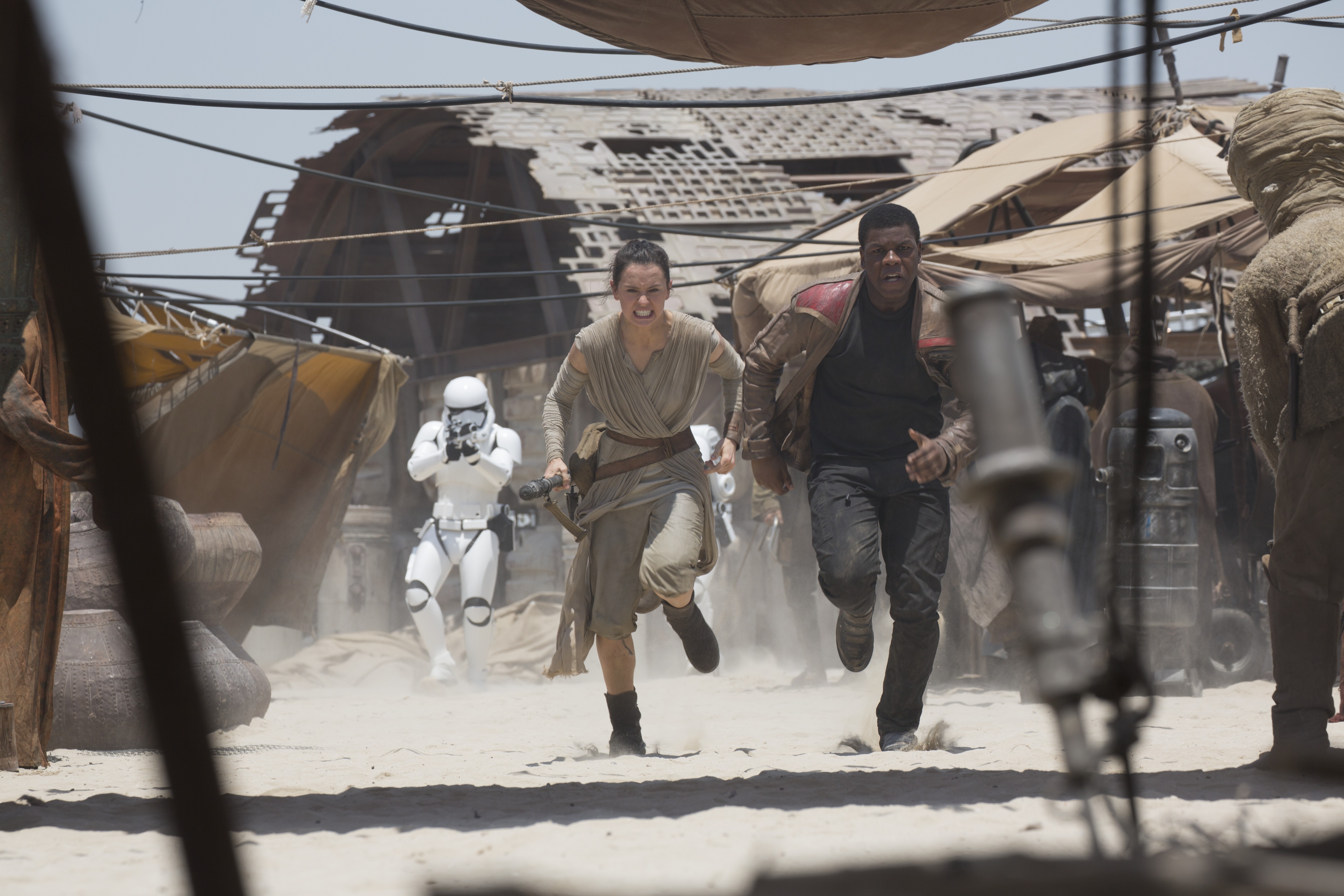Star Wars Episode Vii The Force Awakens Star Wars Stormtrooper John Boyega Rey Star Wars Daisy Ridle 5760x3840