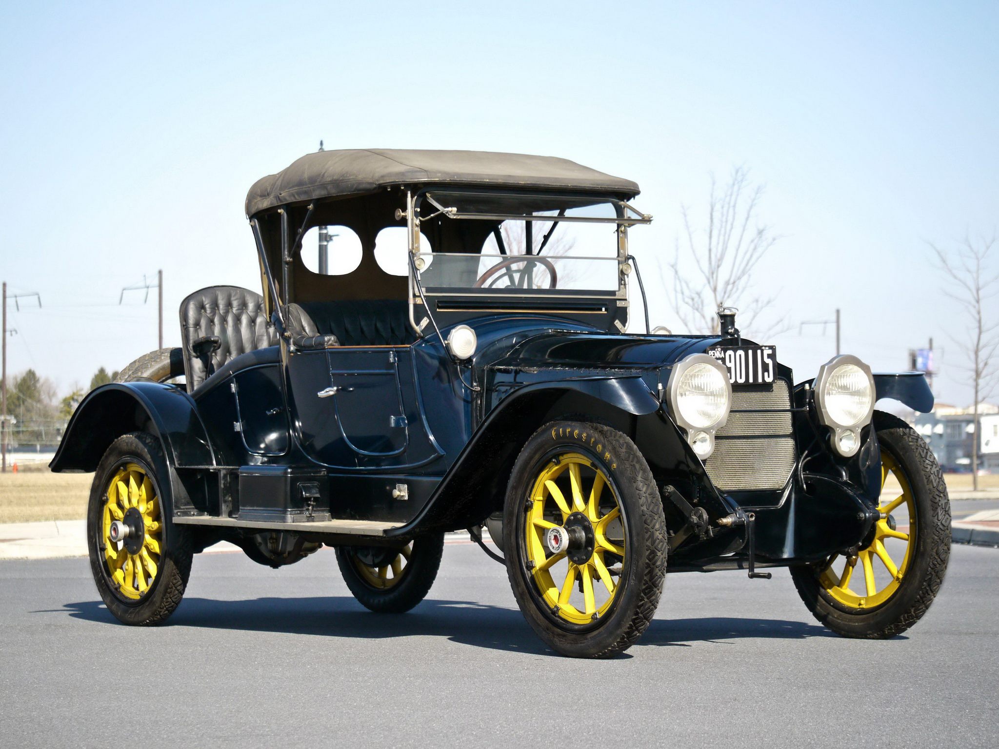 1915 Packard Six Runabout Vintage Car Luxury Car 2048x1536