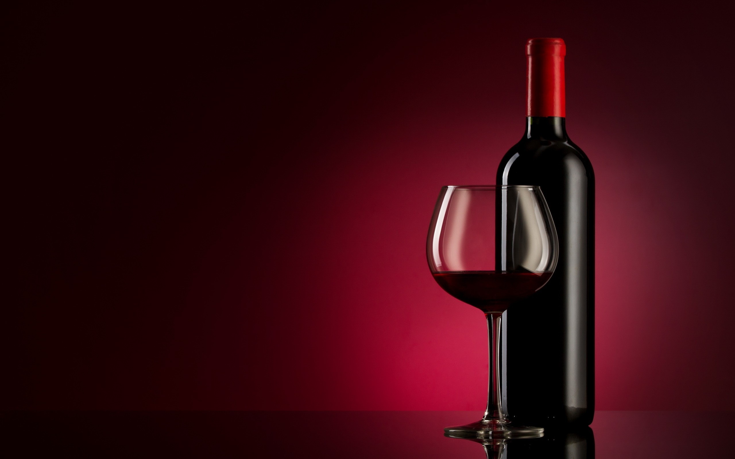 Minimalism Wine Red Wine Drinking Glass Bottles 2560x1600