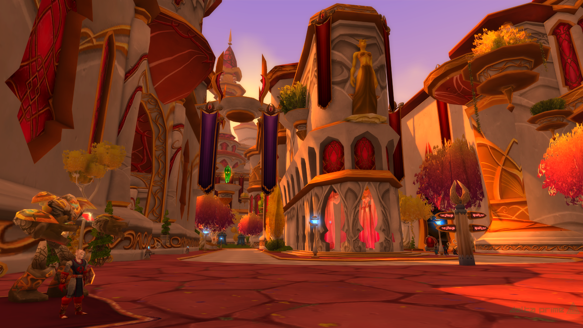 World Of Warcraft The Burning Crusade Silvermoon City Blood Elf Horde 1920x1080