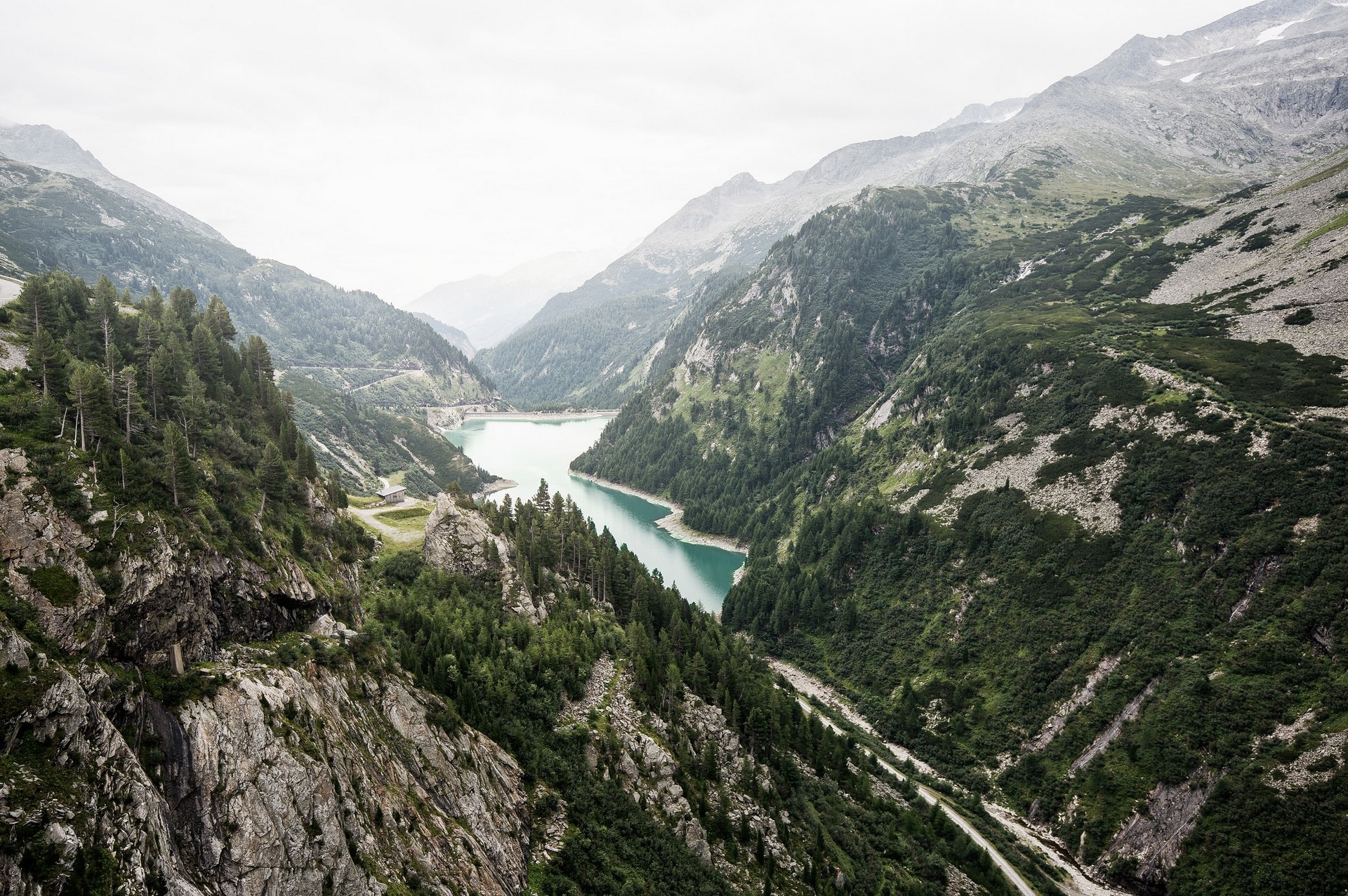 Mountains Nature Landscape Alps Reservoir 1920x1277