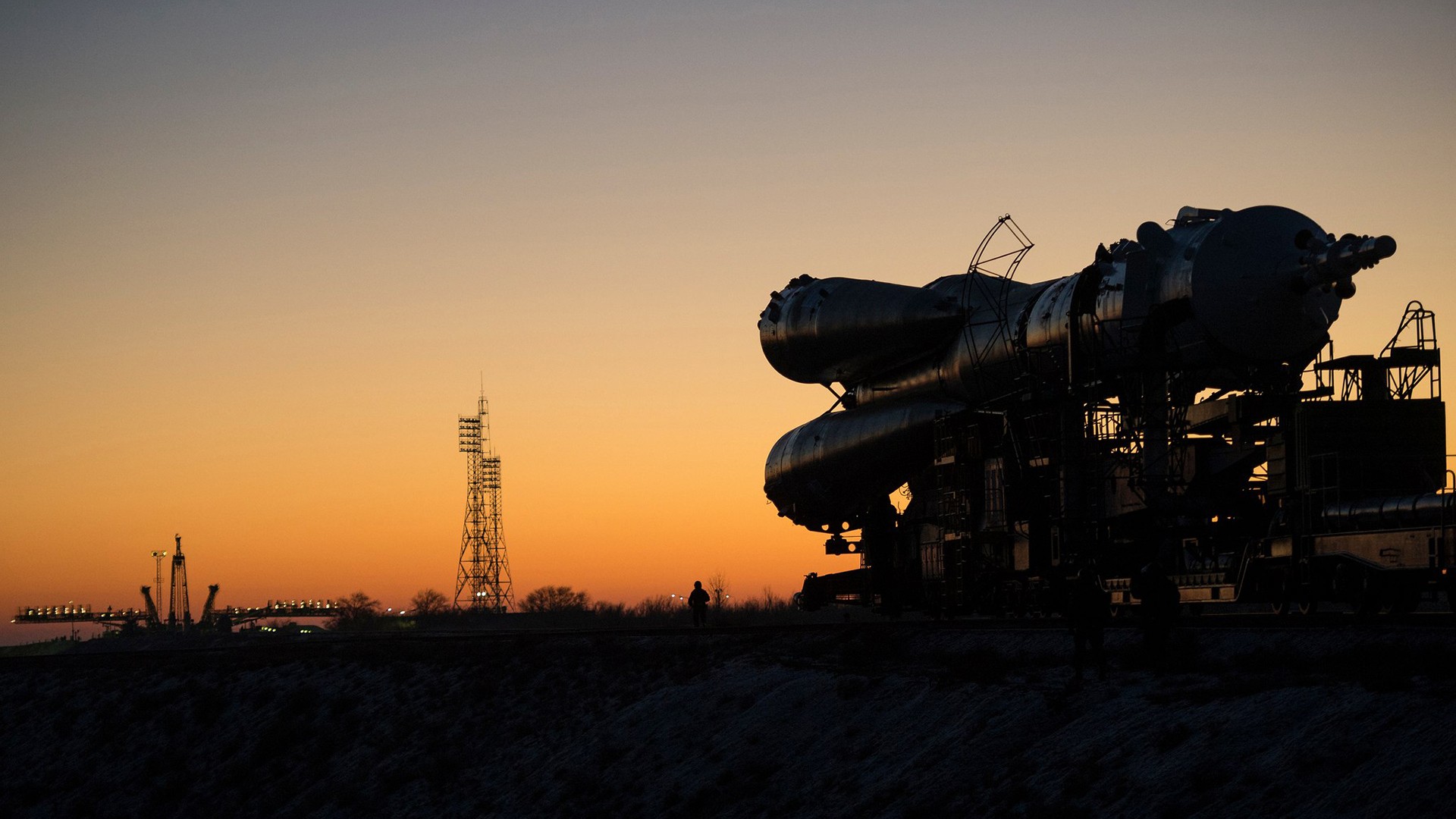 Roscosmos Baikonur Cosmodrome Rocket Soyuz 1920x1080
