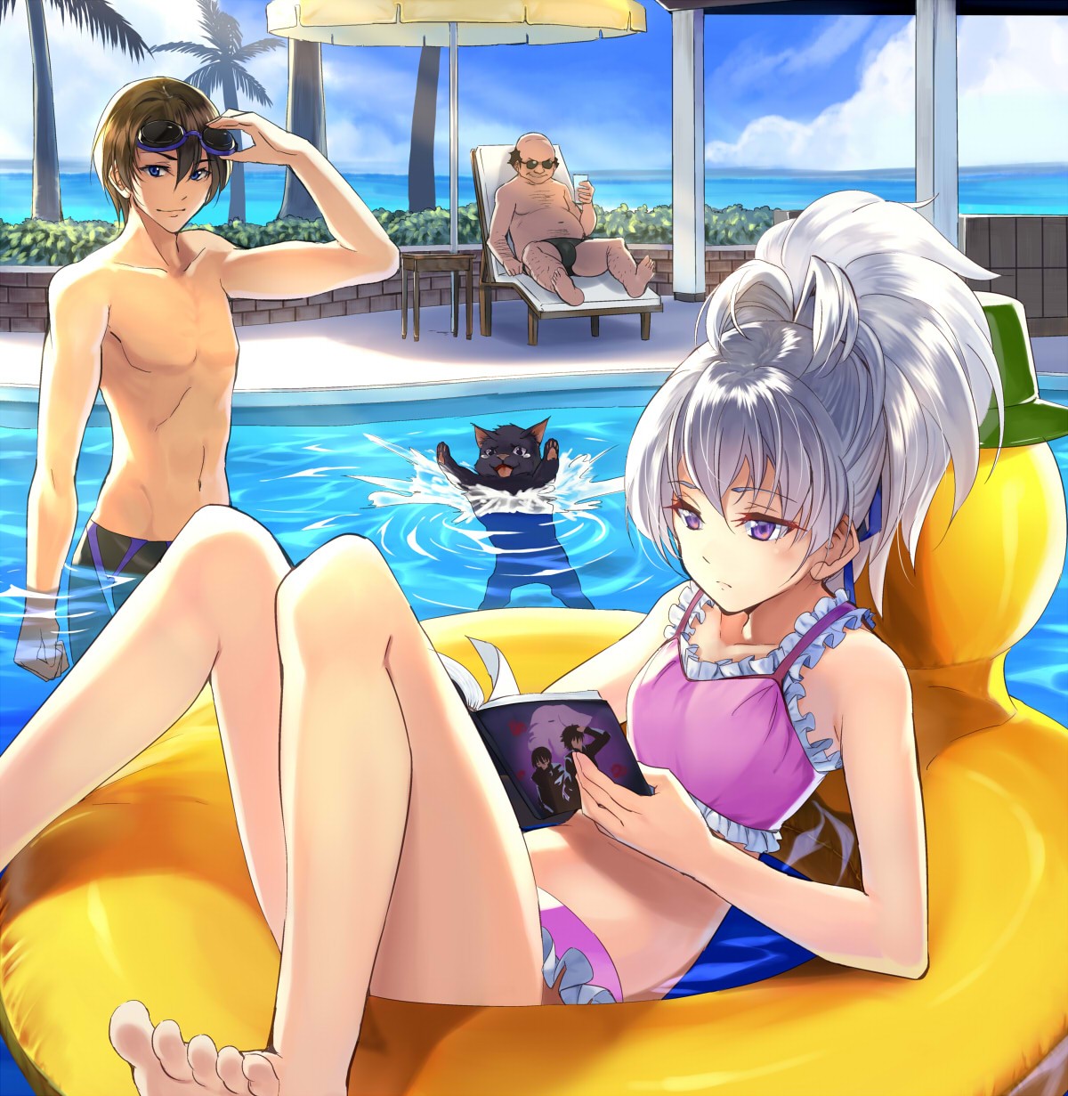 Yin Mao Anime Swimming Pool 1200x1231