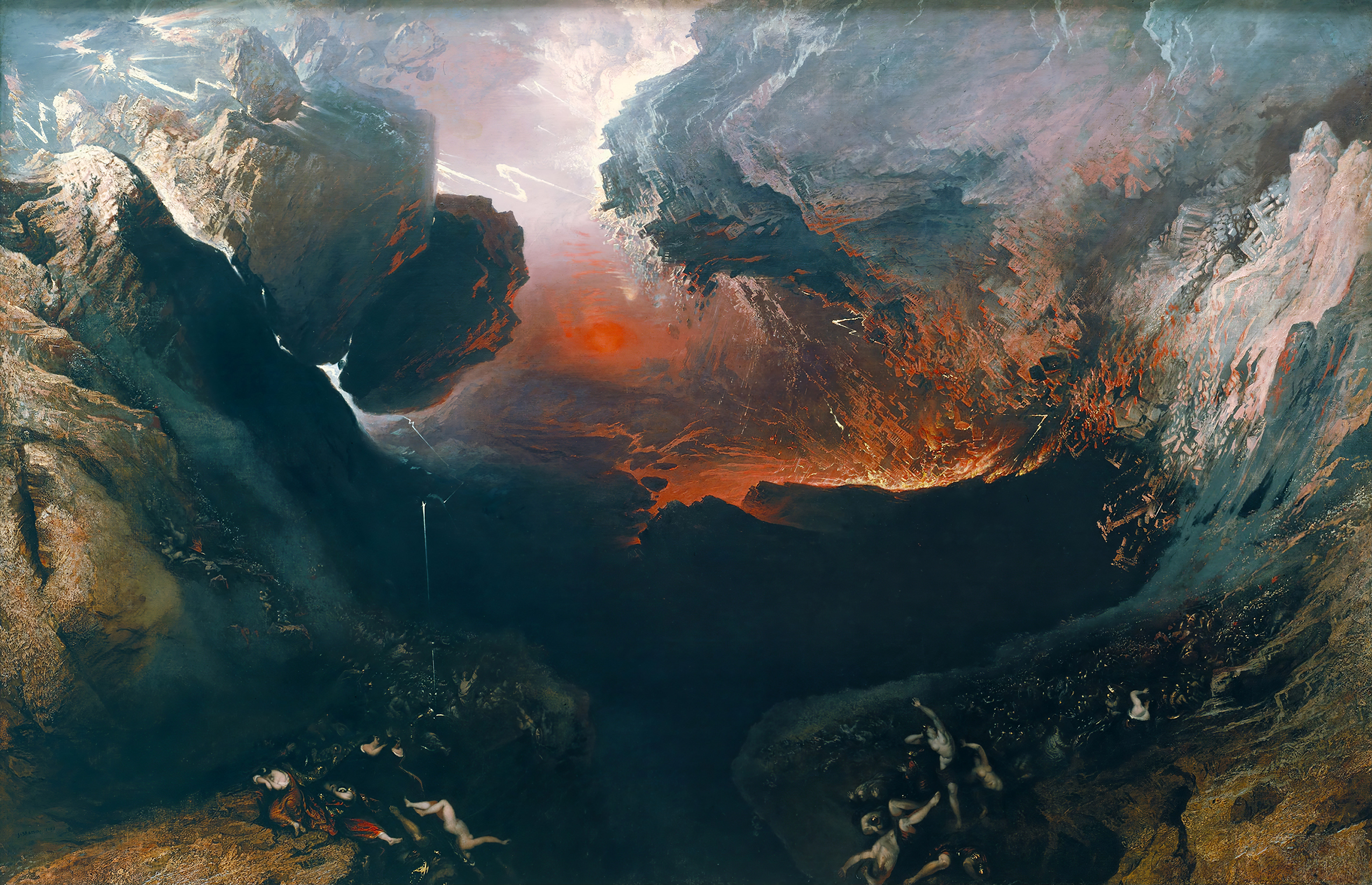 John Martin Classic Art Painting Classical Art The Last Judgment The Great Day Of His Wrath Artwork 6200x4000