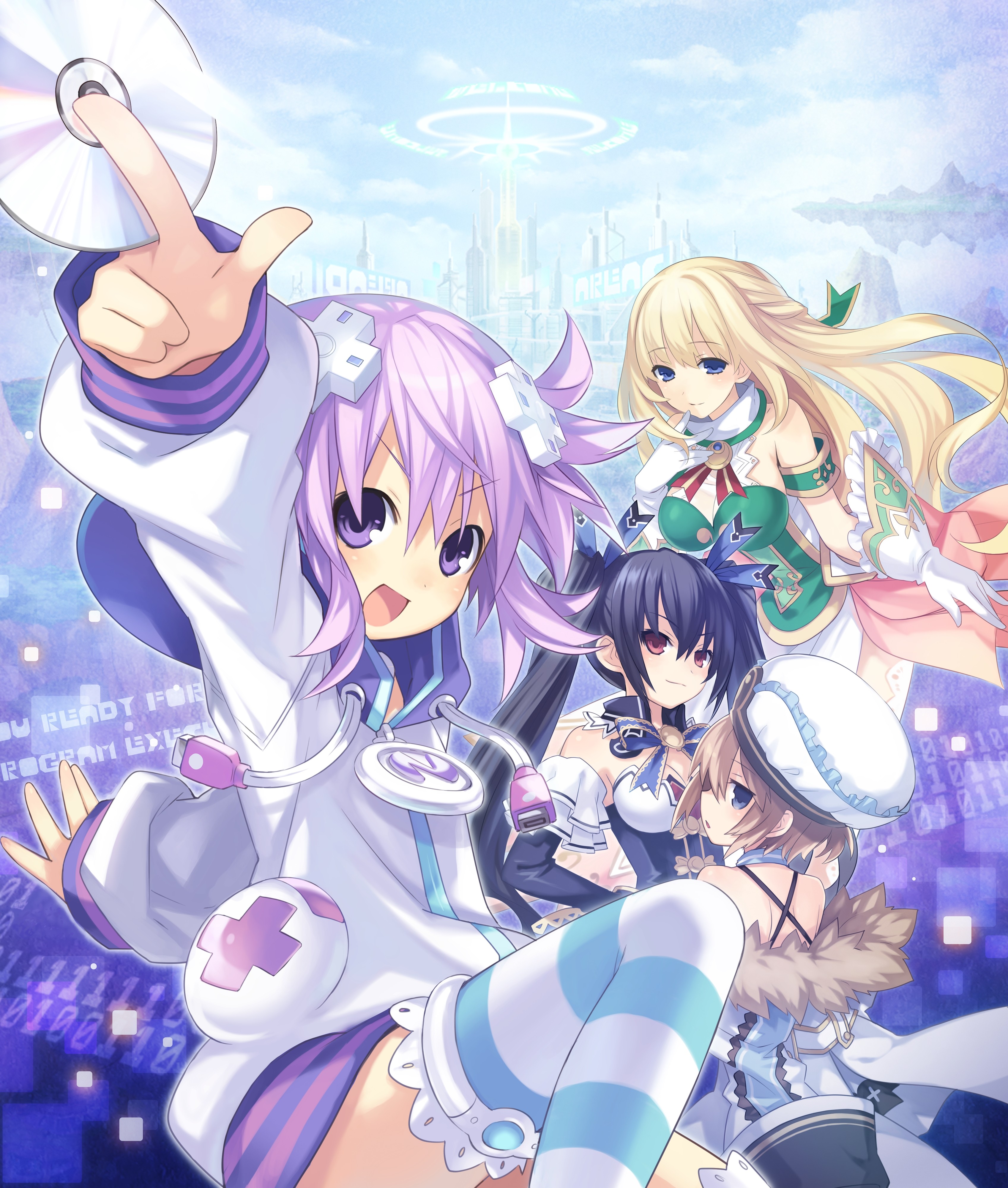 Hyperdimension Neptunia Anime Girls Neptune Hyperdimension Neptunia Blanc Hyperdimension Neptunia Ve 3393x4000