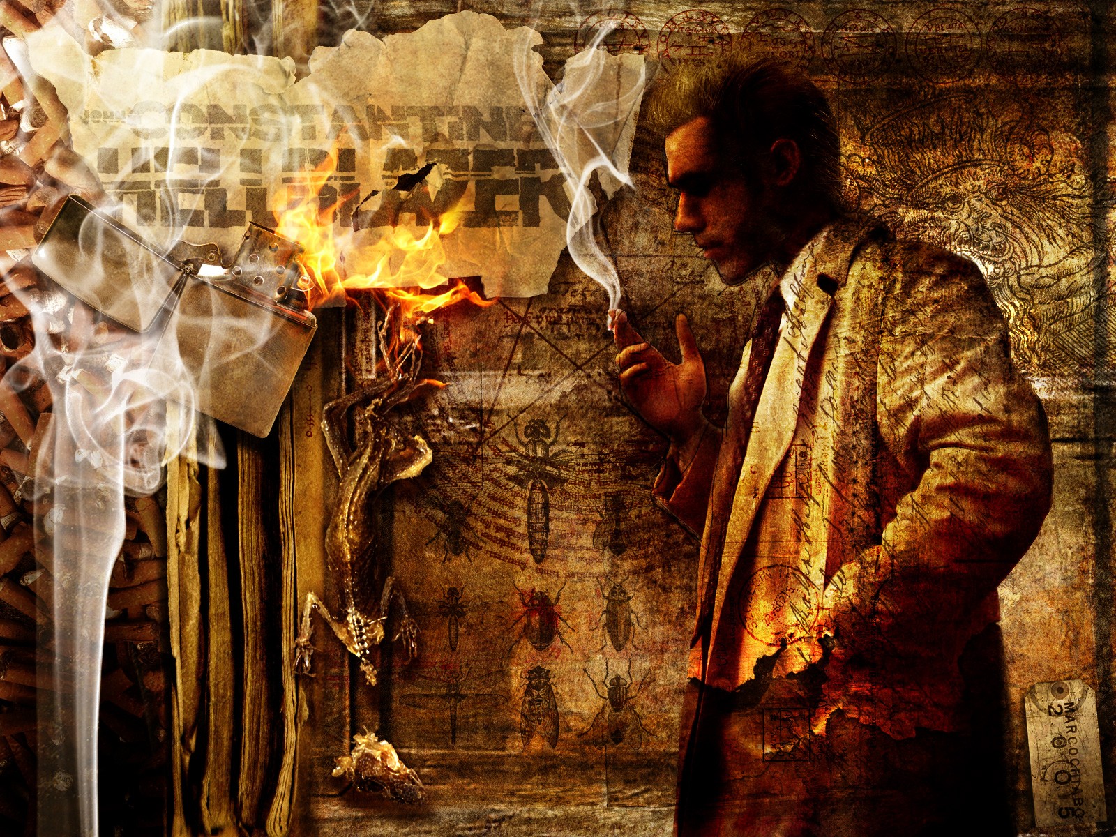 Constantine Hellblazer Comic Art 1600x1200