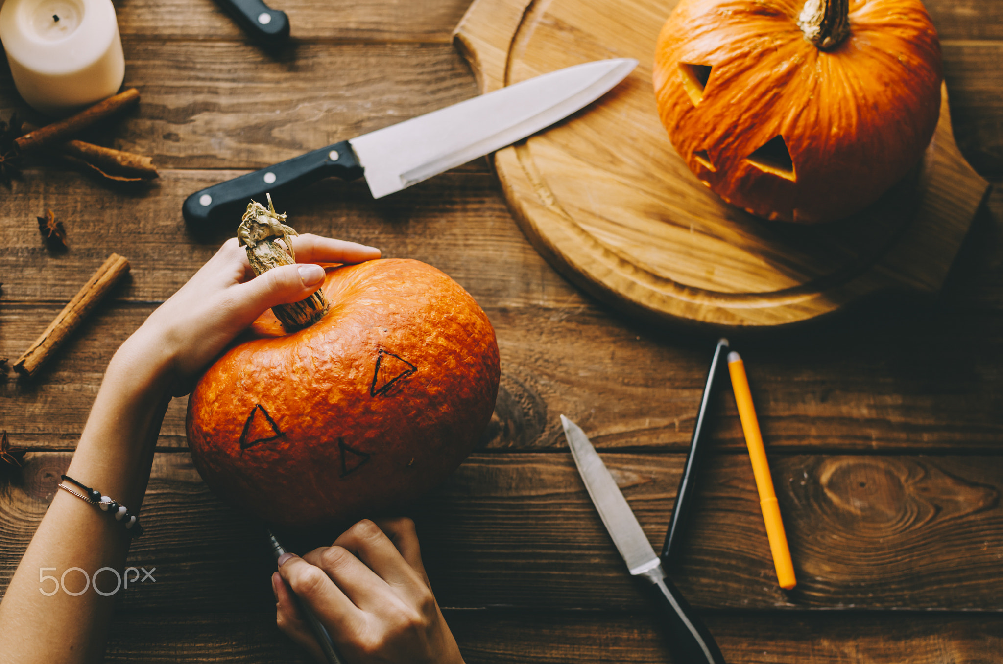 500px Valery Bond Halloween Pumpkin Knives 2048x1357