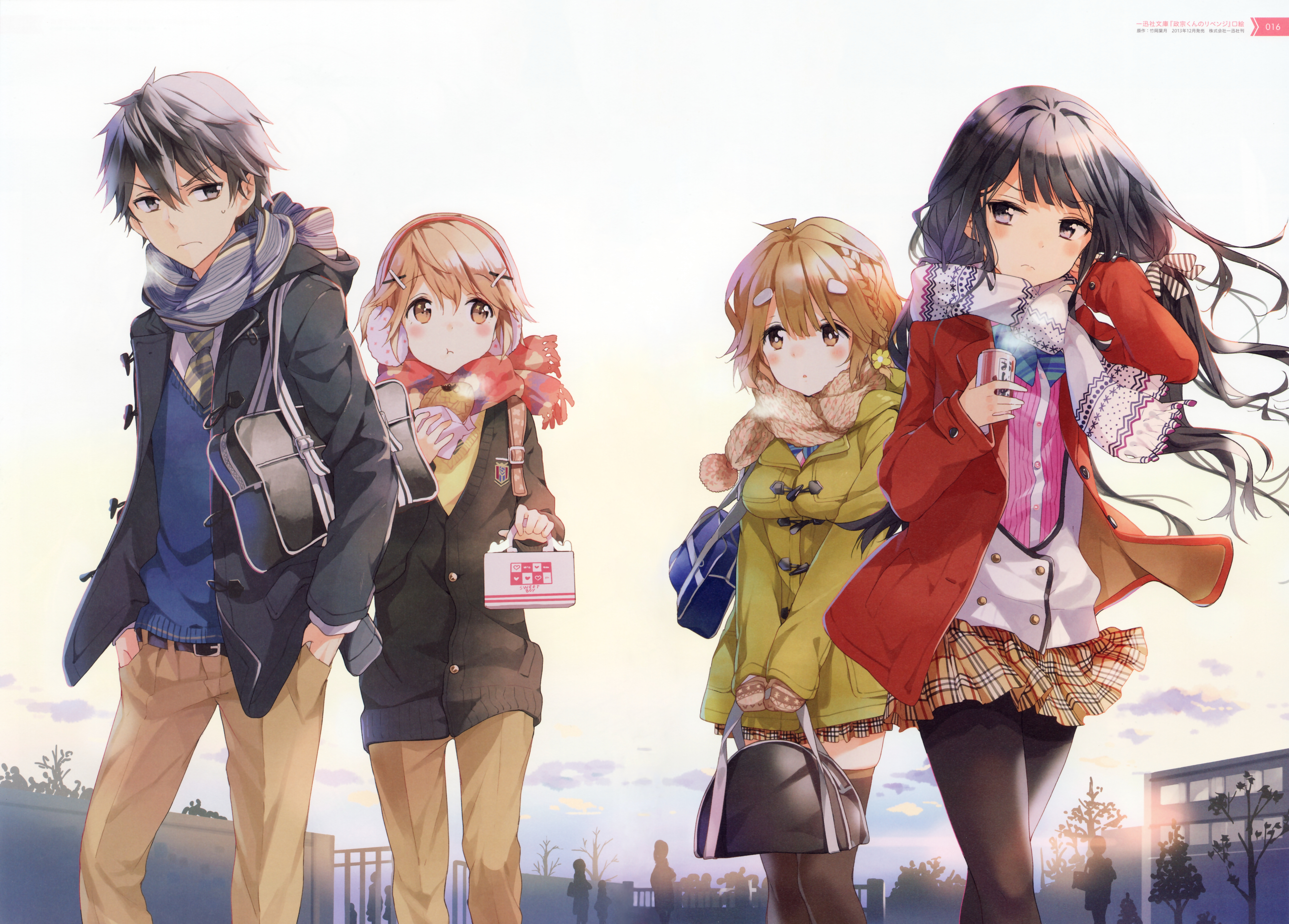 Aki Adagaki Yoshino Koiwai Masamune Makabe Kojuurou Shuri Masamune Kun No Revenge Girl Boy Thigh Hig 6519x4675